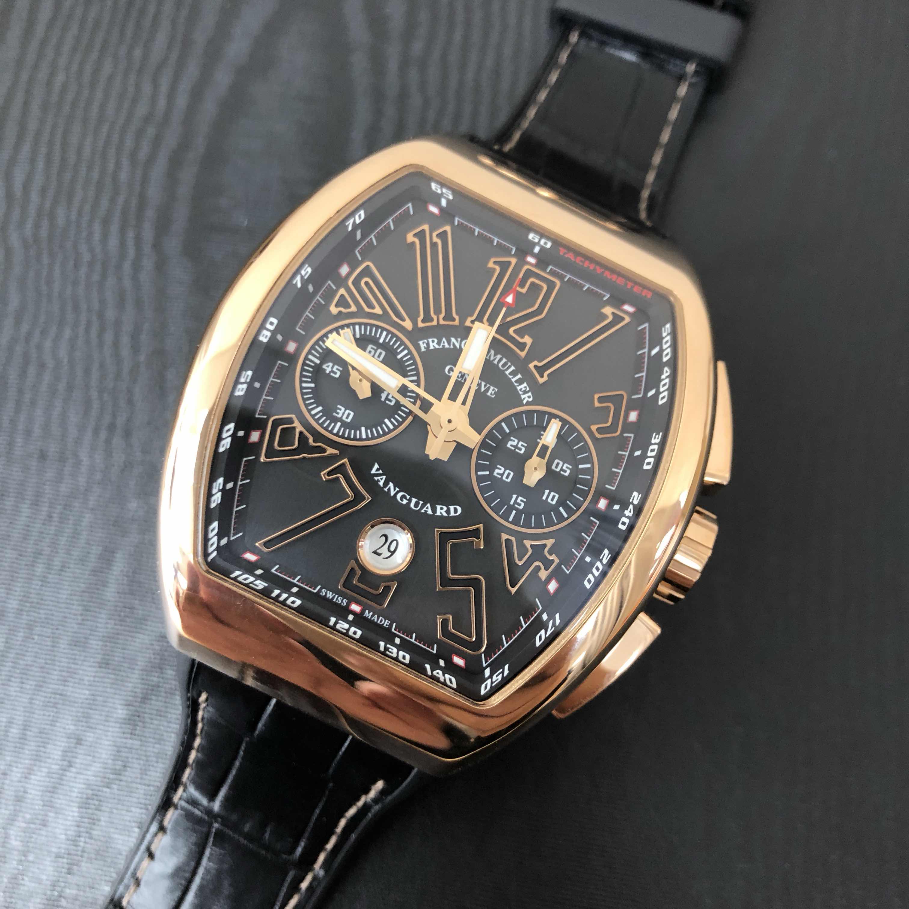 Franck Muller V 45 CC DT (5N.NR) VANGUARD Automatic 18kt Rose Gold