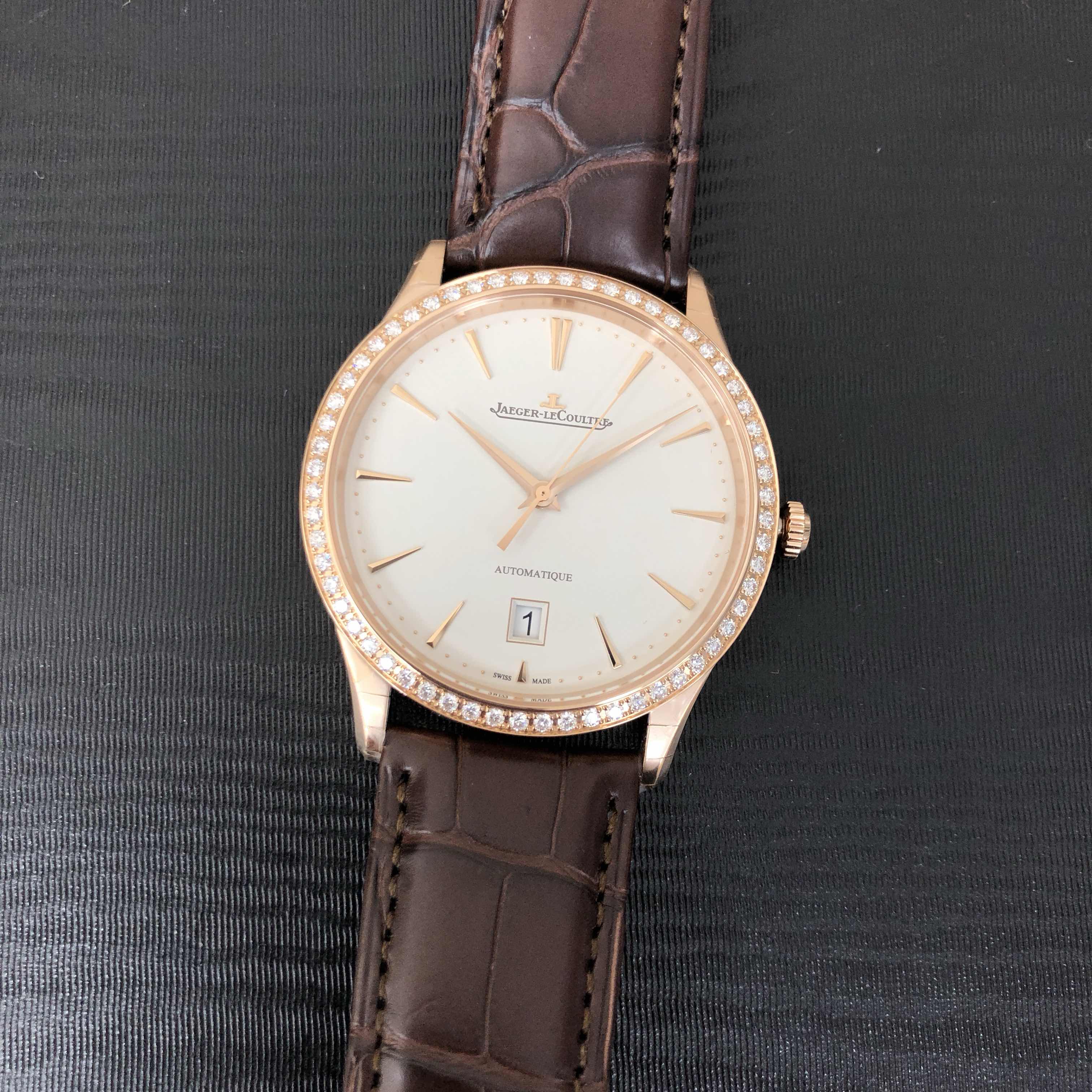 Jaeger-Lecoultre Q1232501 MASTER ULTRA THIN Automatic 18kt Rose Gold & Diamonds