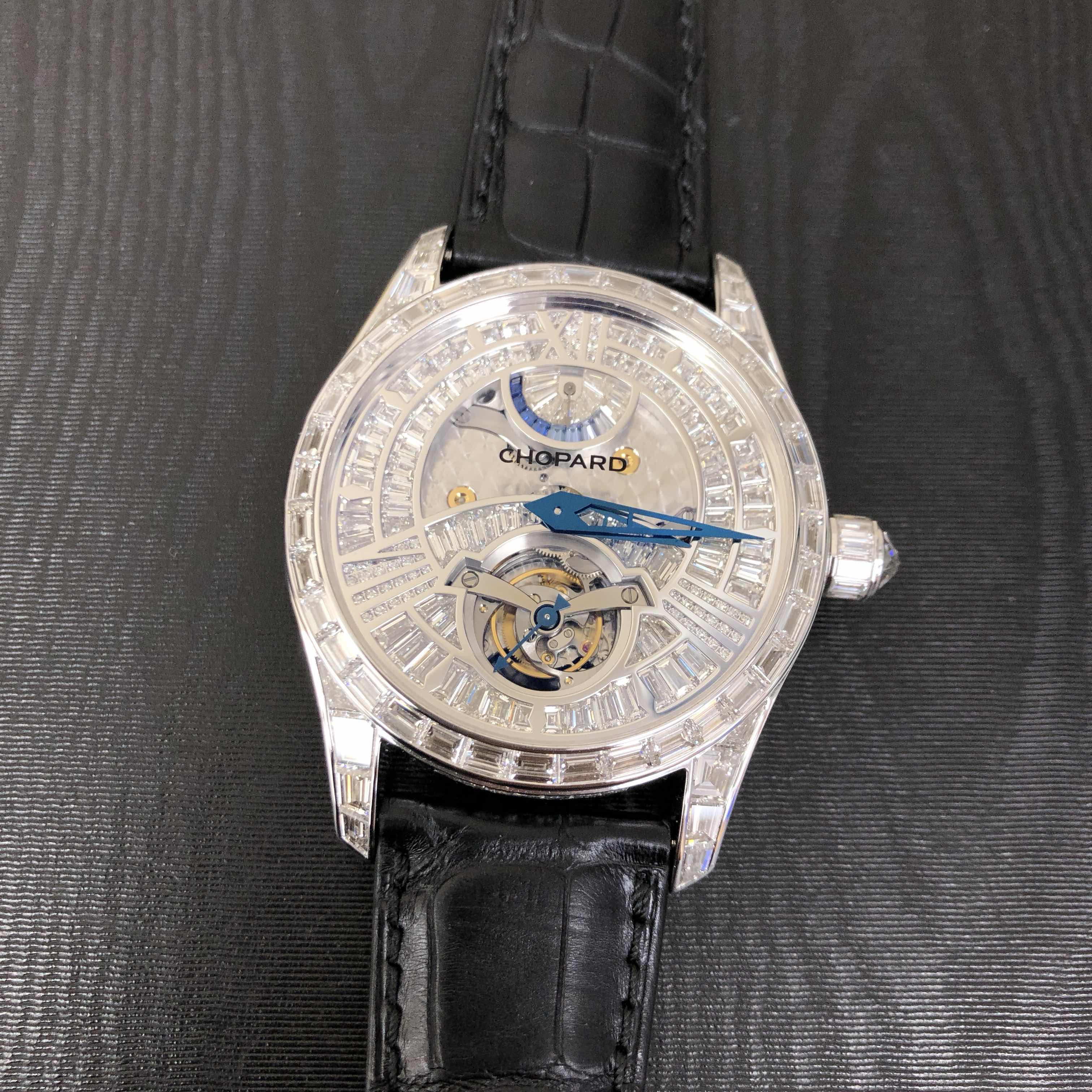 Chopard 171921-1001 L.U.C Manual Wind 18kt White Gold & Diamond