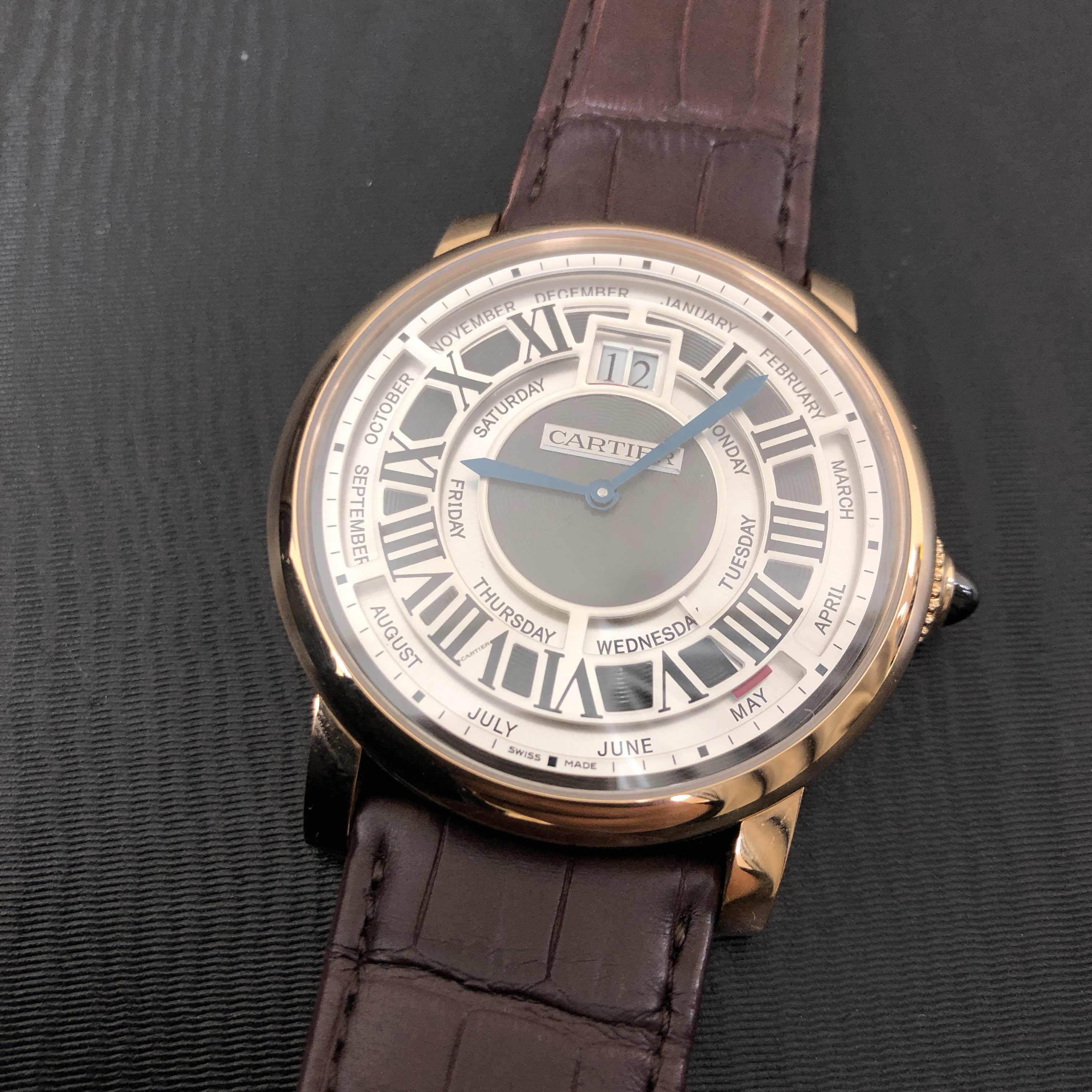 Cartier W1580001 ROTONDE DE CARTIER Automatic 18kt Rose Gold