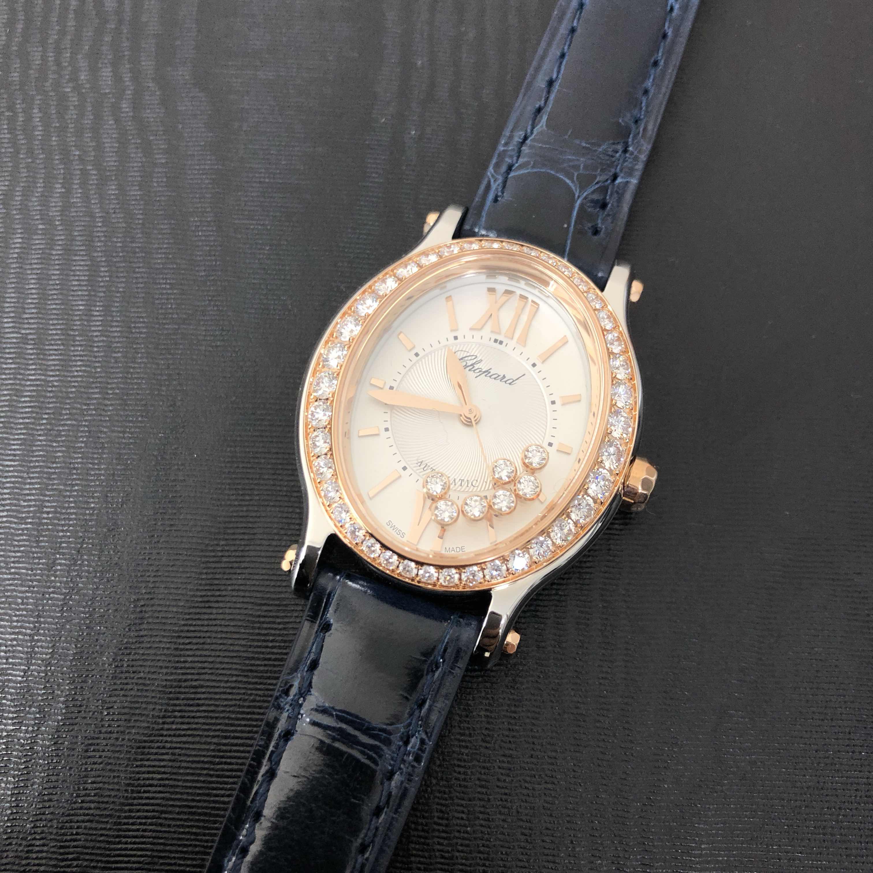 Chopard 278602-6003 HAPPY SPORT Automatic 18kt Rose Magic & Diamond