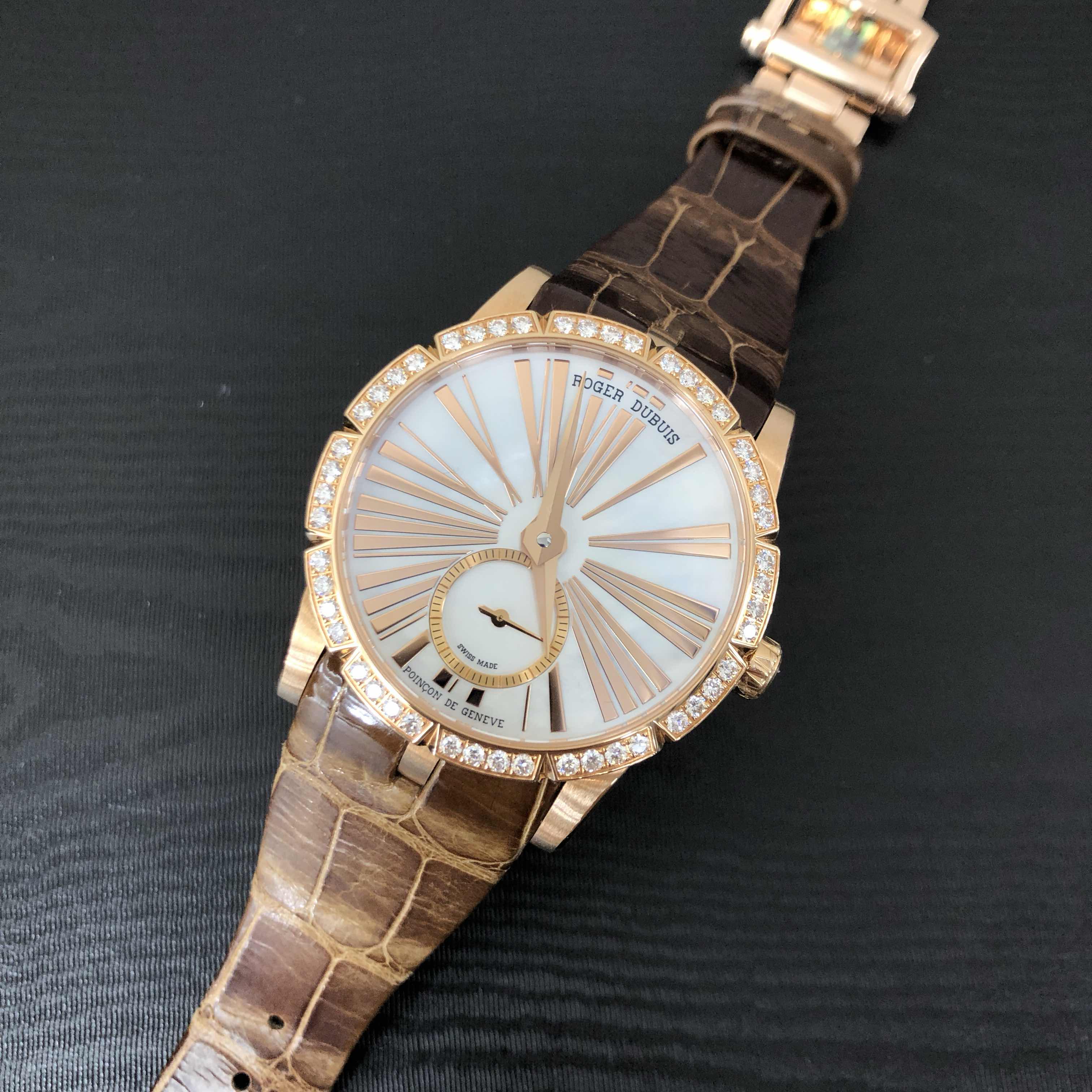 Roger Dubuis RDDBEX0493 EXCALIBUR Automatic 18kt Rose Gold & Diamonds