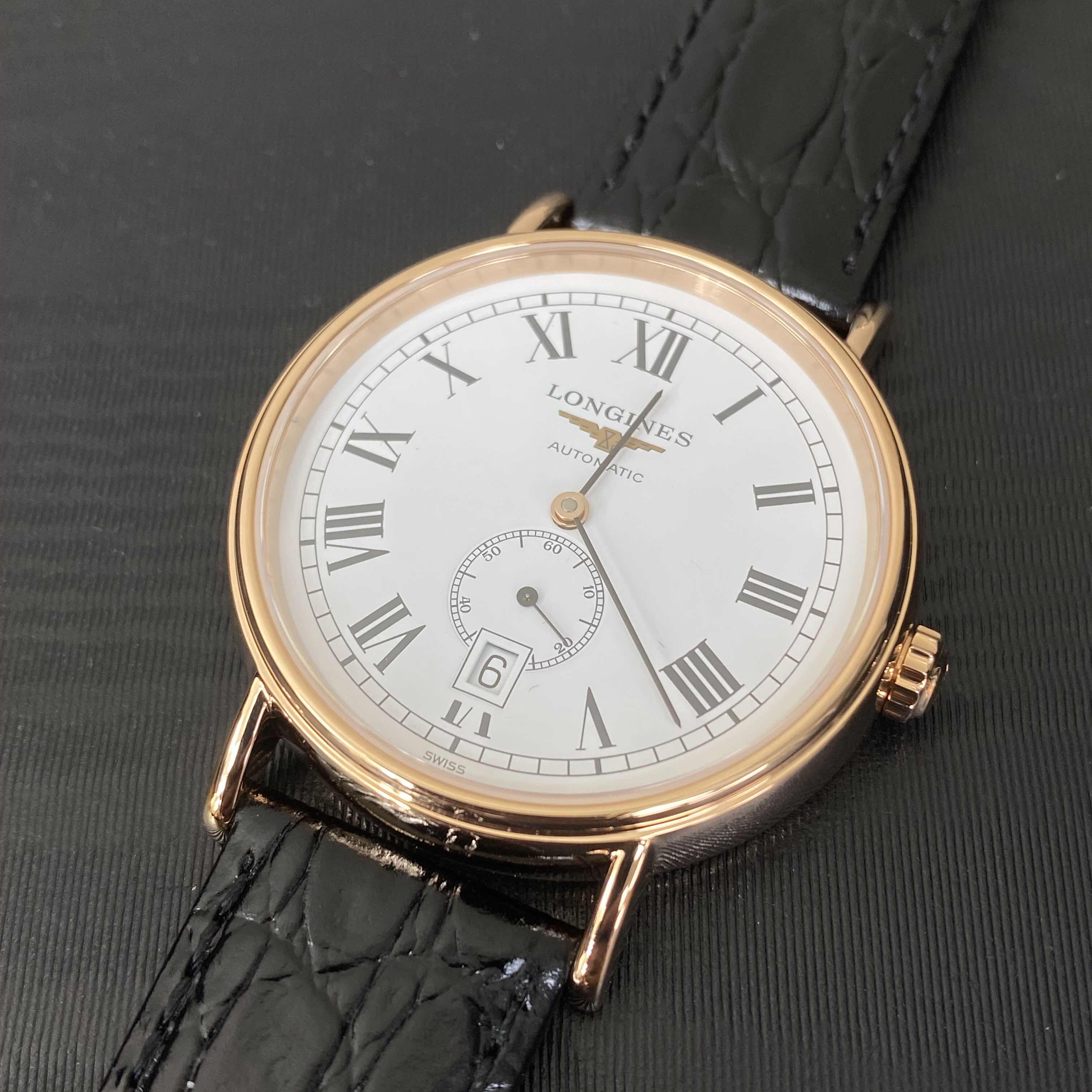 Longines L4.905.1.11.2 PRESENCE Automatic Gold-Plated & Stainless Steel