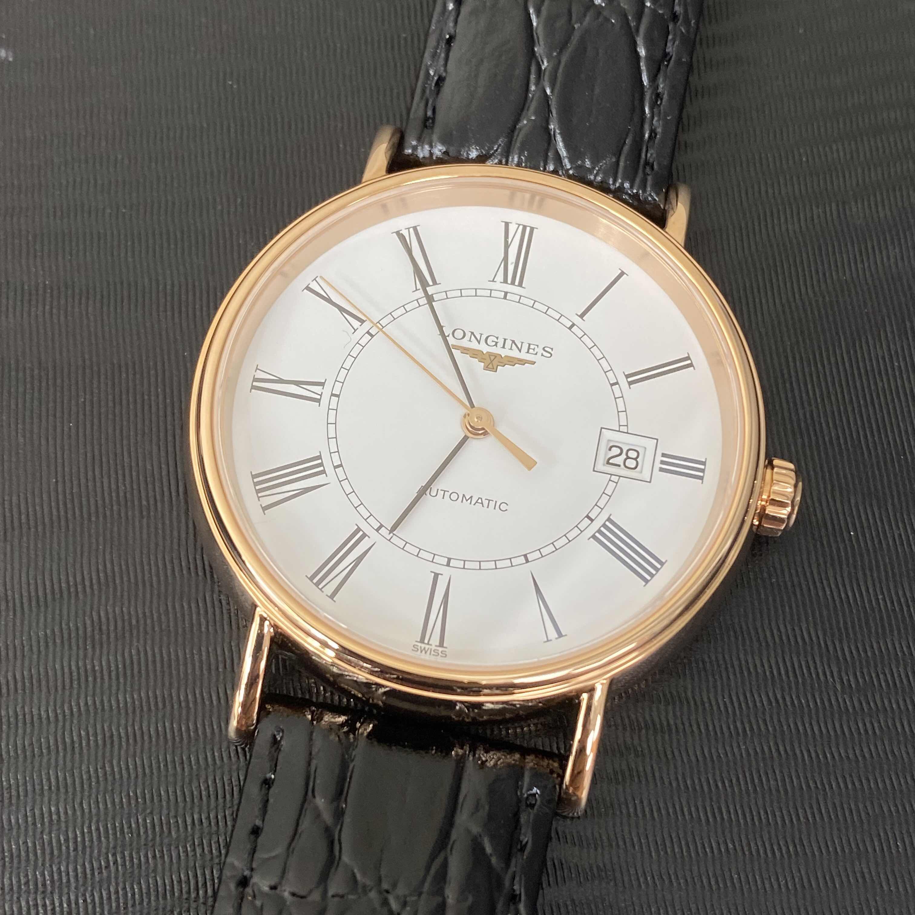 Longines L4.922.1.11.2 PRESENCE Automatic 18kt Rose Gold