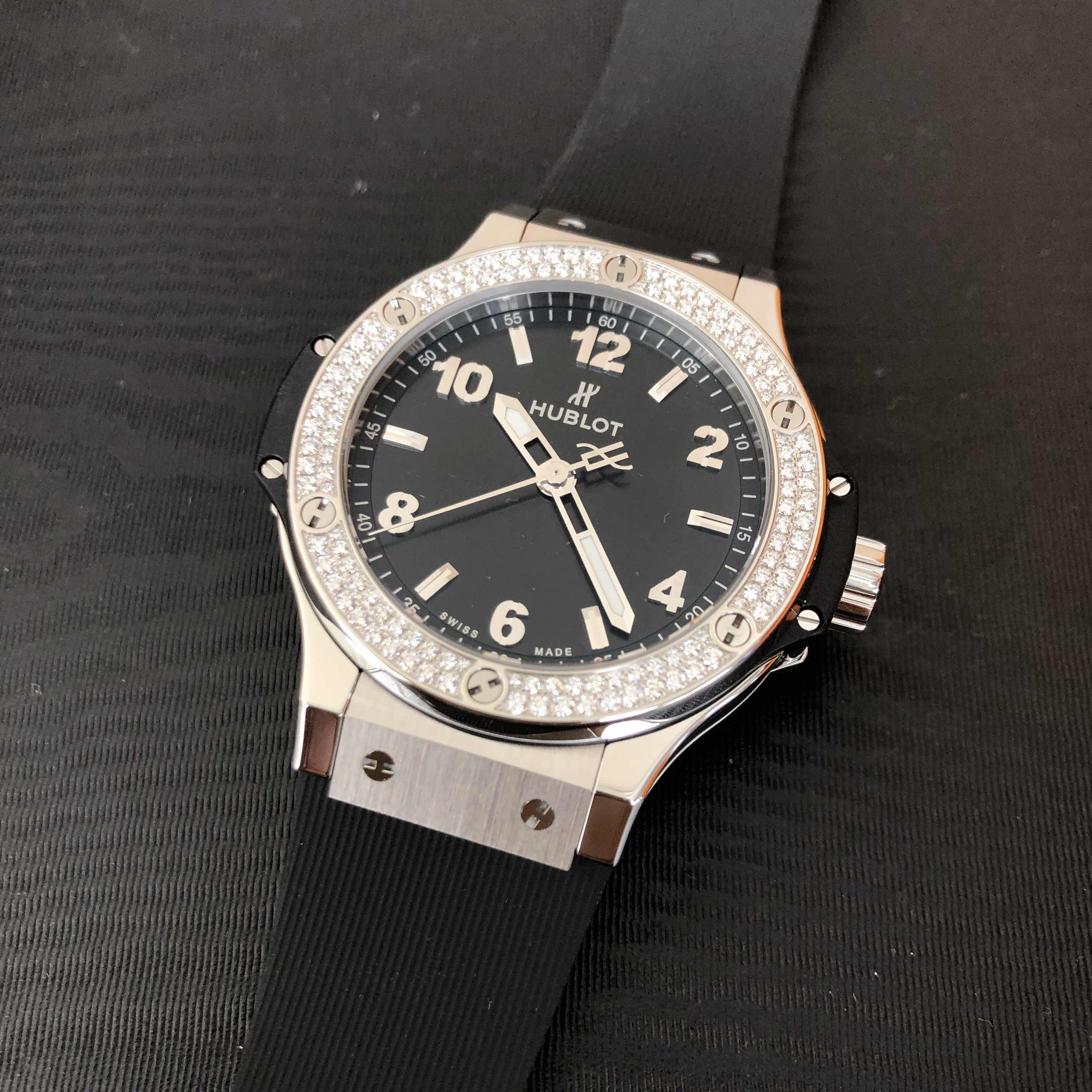 Hublot 361.SX.1270.RX.1104 BIG BANG Quartz Stainless Steel & Diamonds