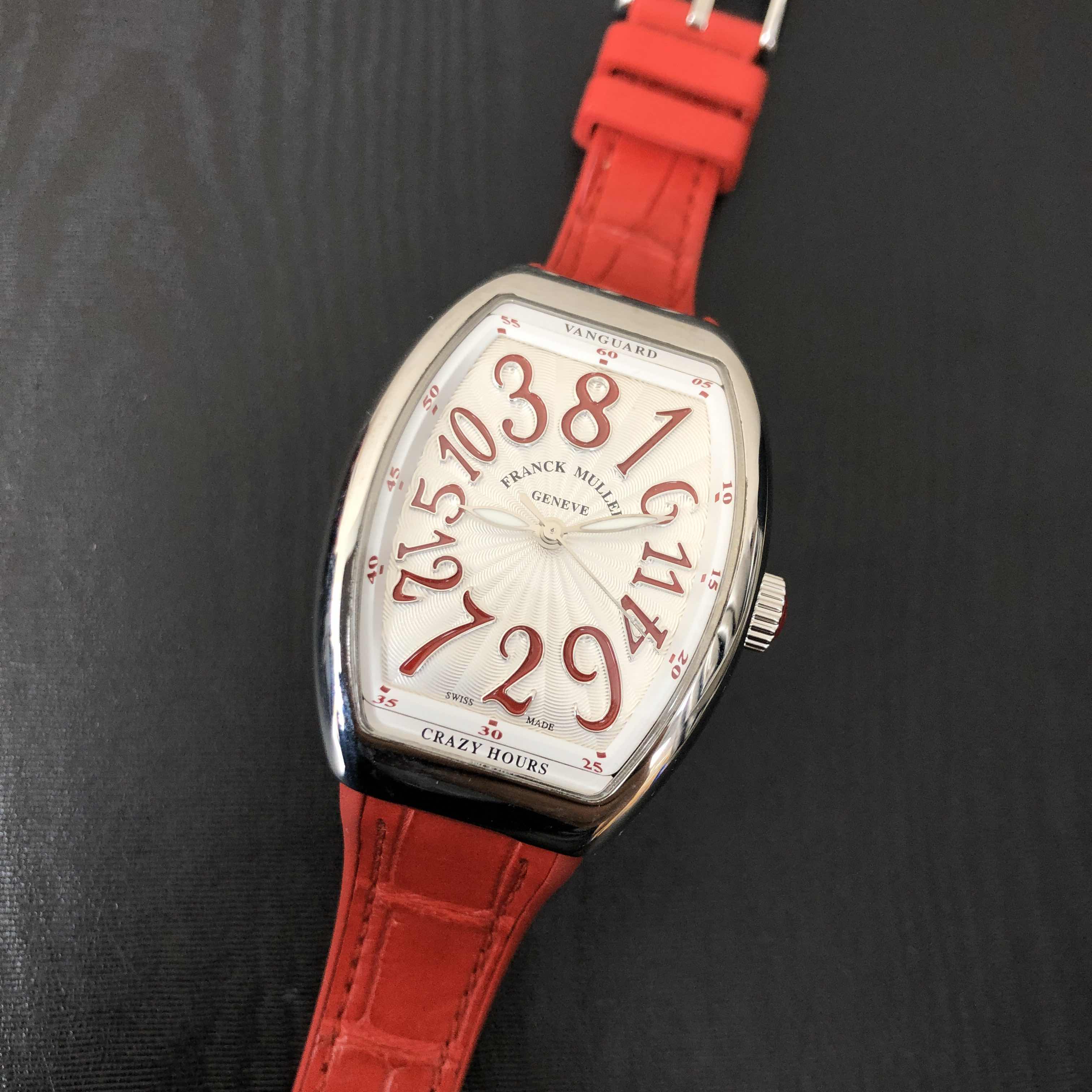 Franck Muller V 32 CH (AC.RG) CRAZY HOURS Automatic Stainless Steel