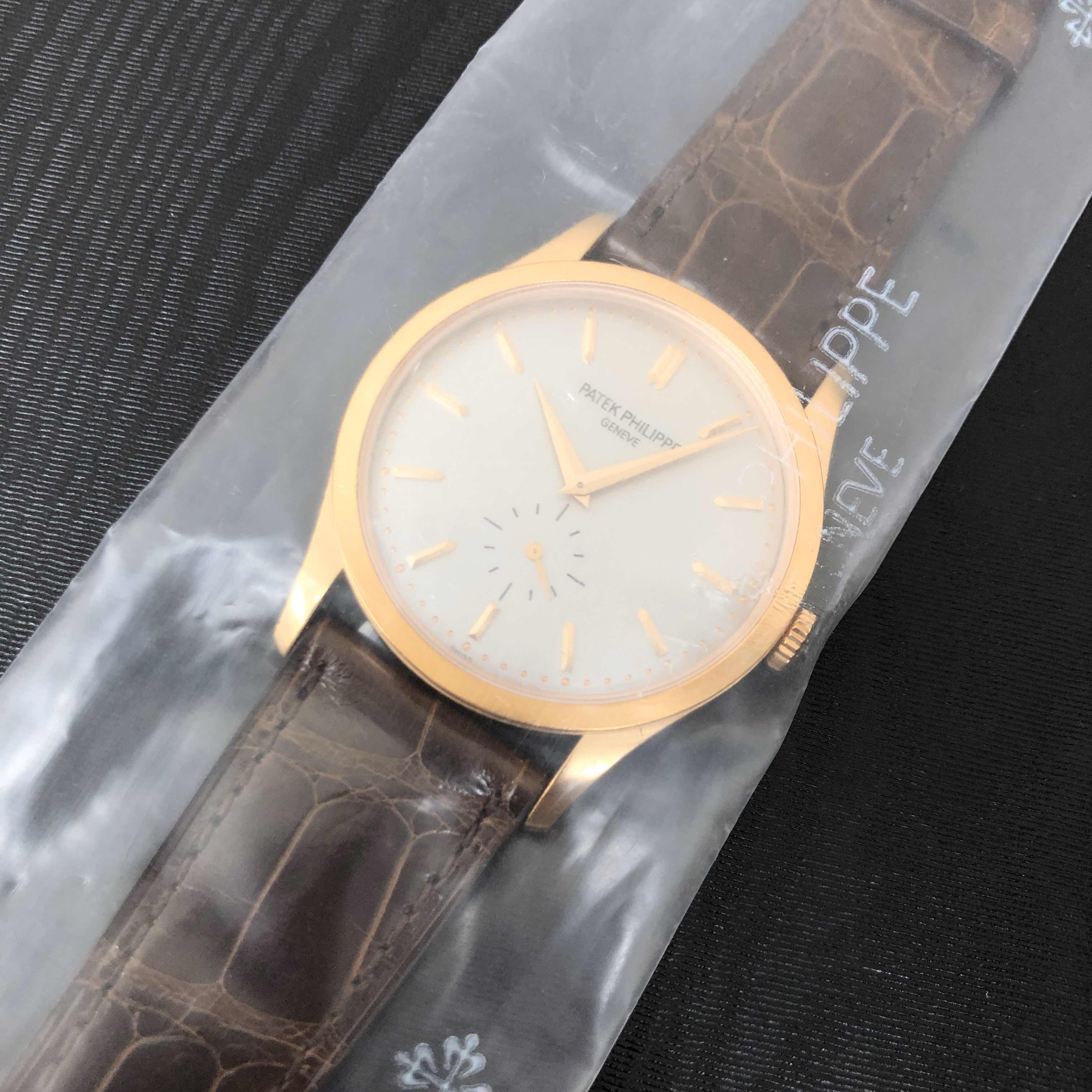 Patek Philippe 5196R-001 CALATRAVA Manual Wind 18kt Rose Gold