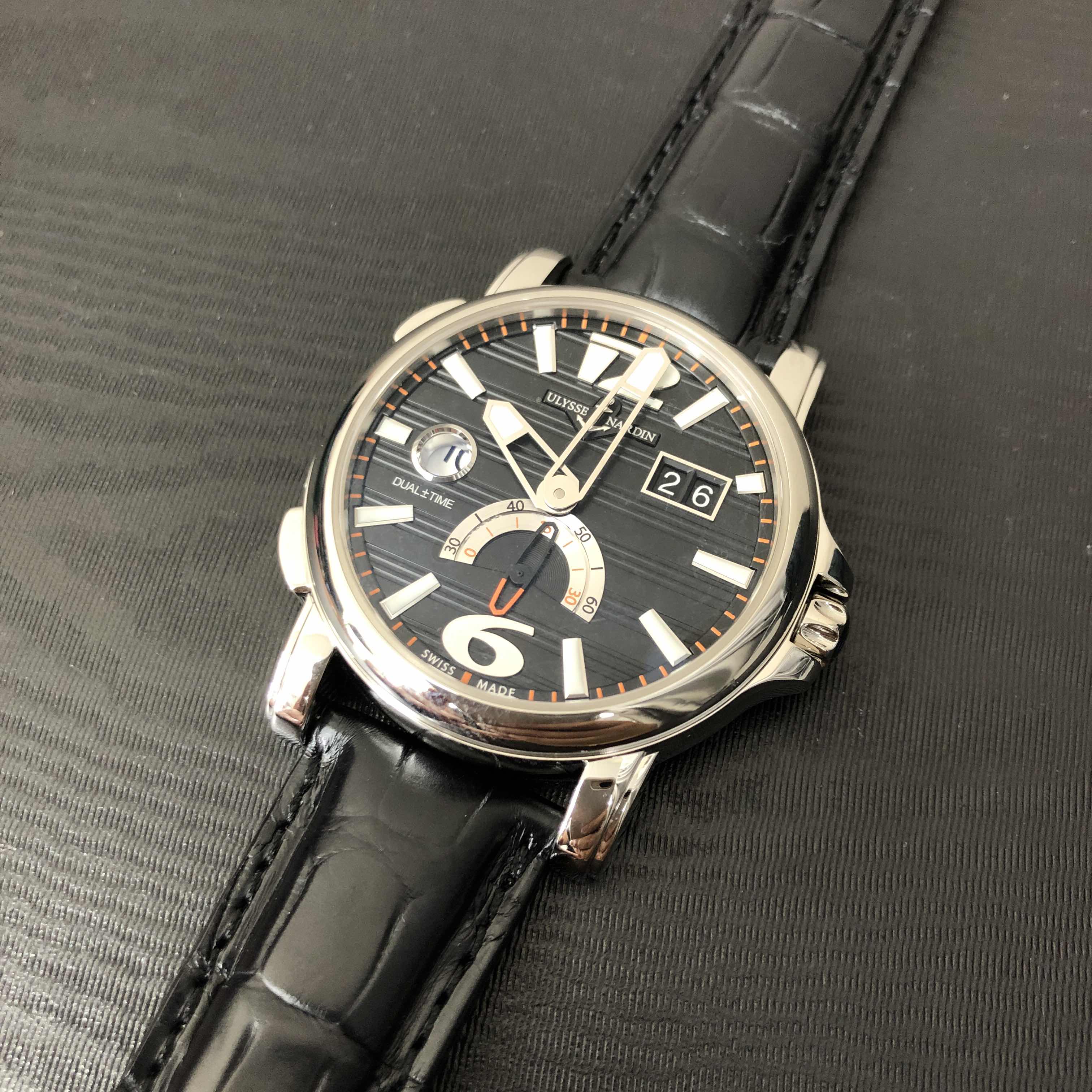 Ulysse Nardin 243-55/62 DUAL TIME Automatic Stainless Steel