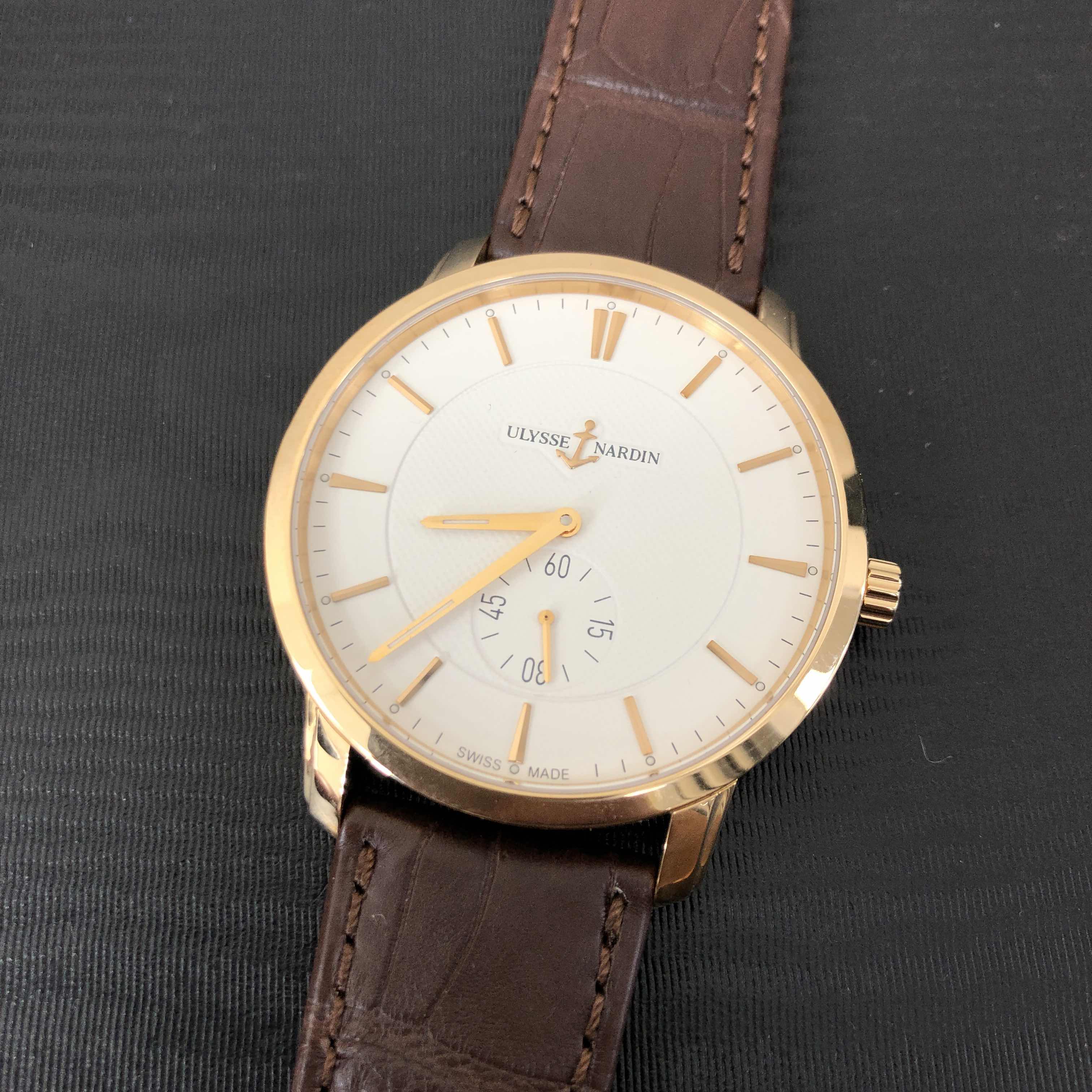 Ulysse Nardin 8206-198-2/31 CLASSIQUE Manual Wind 18kt Rose Gold