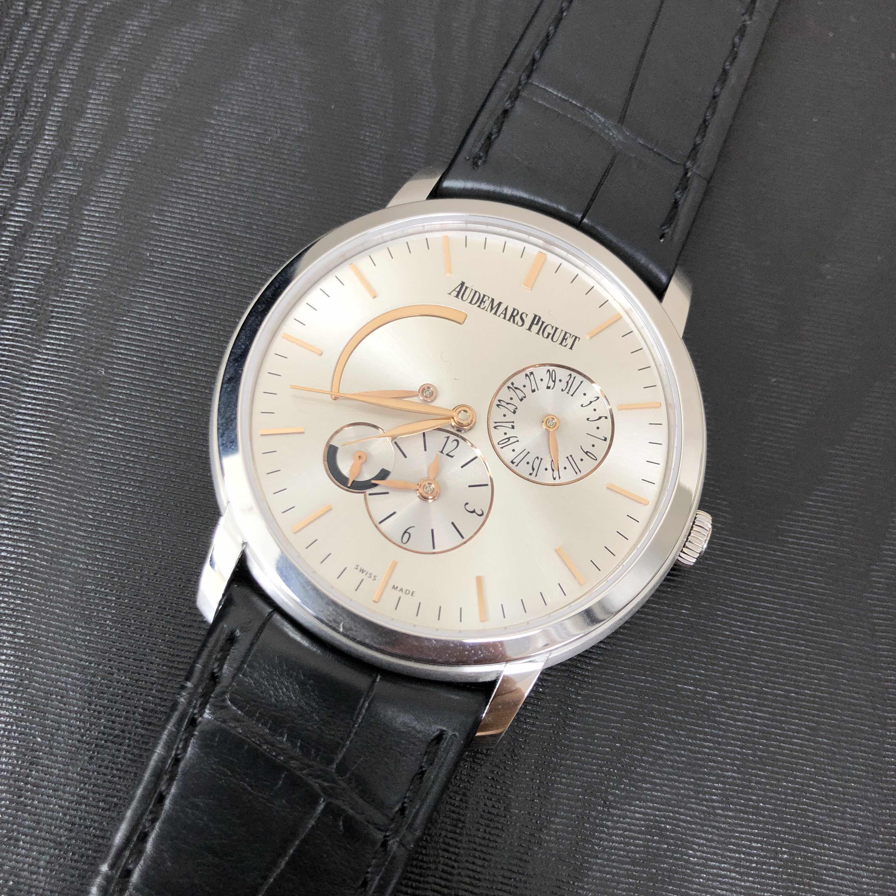 Audemars Piguet 26380BC.OO.D002CR.01 JULES AUDEMARS Automatic 18kt White Gold