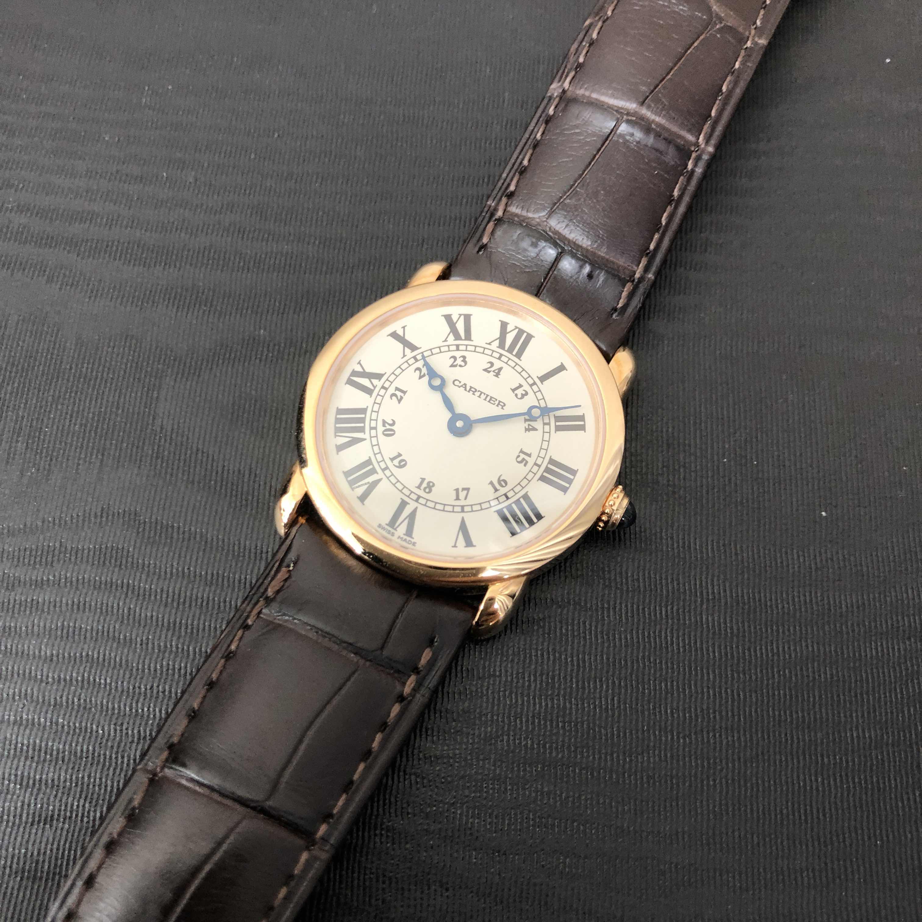 Cartier W6800151 RONDE LOUIS CARTIER Quartz 18kt Rose Gold
