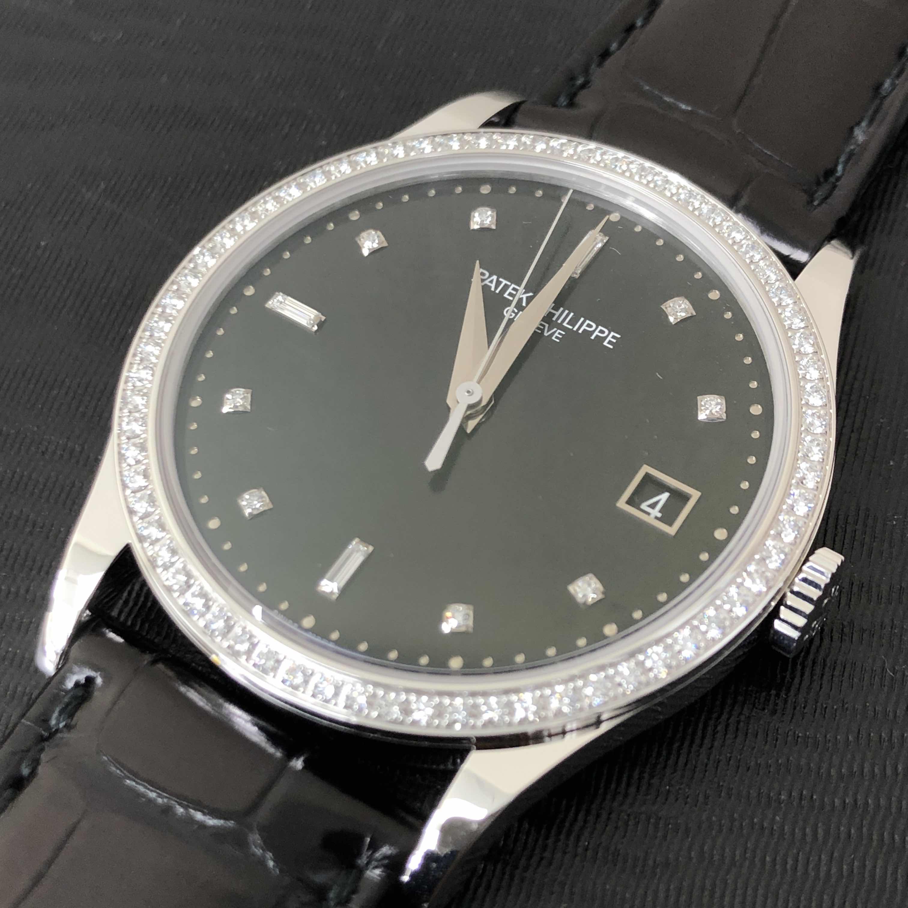 Patek Philippe 5297G-001 CALATRAVA Automatic 18kt White Gold & Diamond