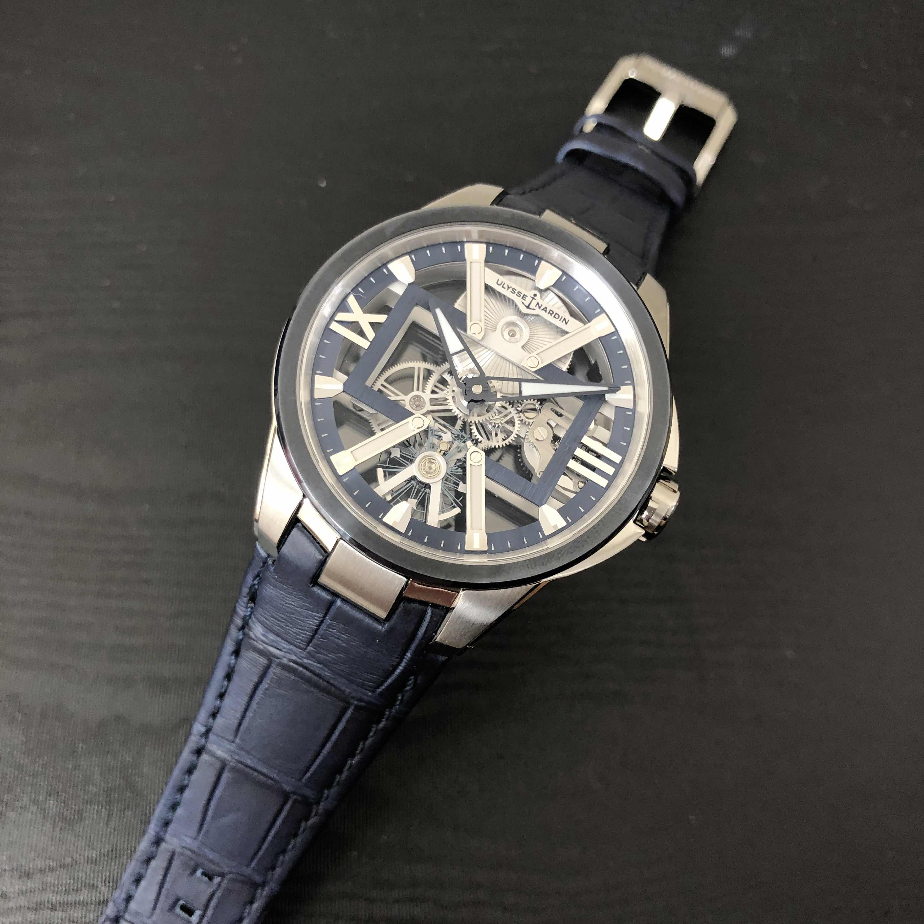 Ulysse Nardin 3713-260/03 SKELETON X Manual Wind Titanium