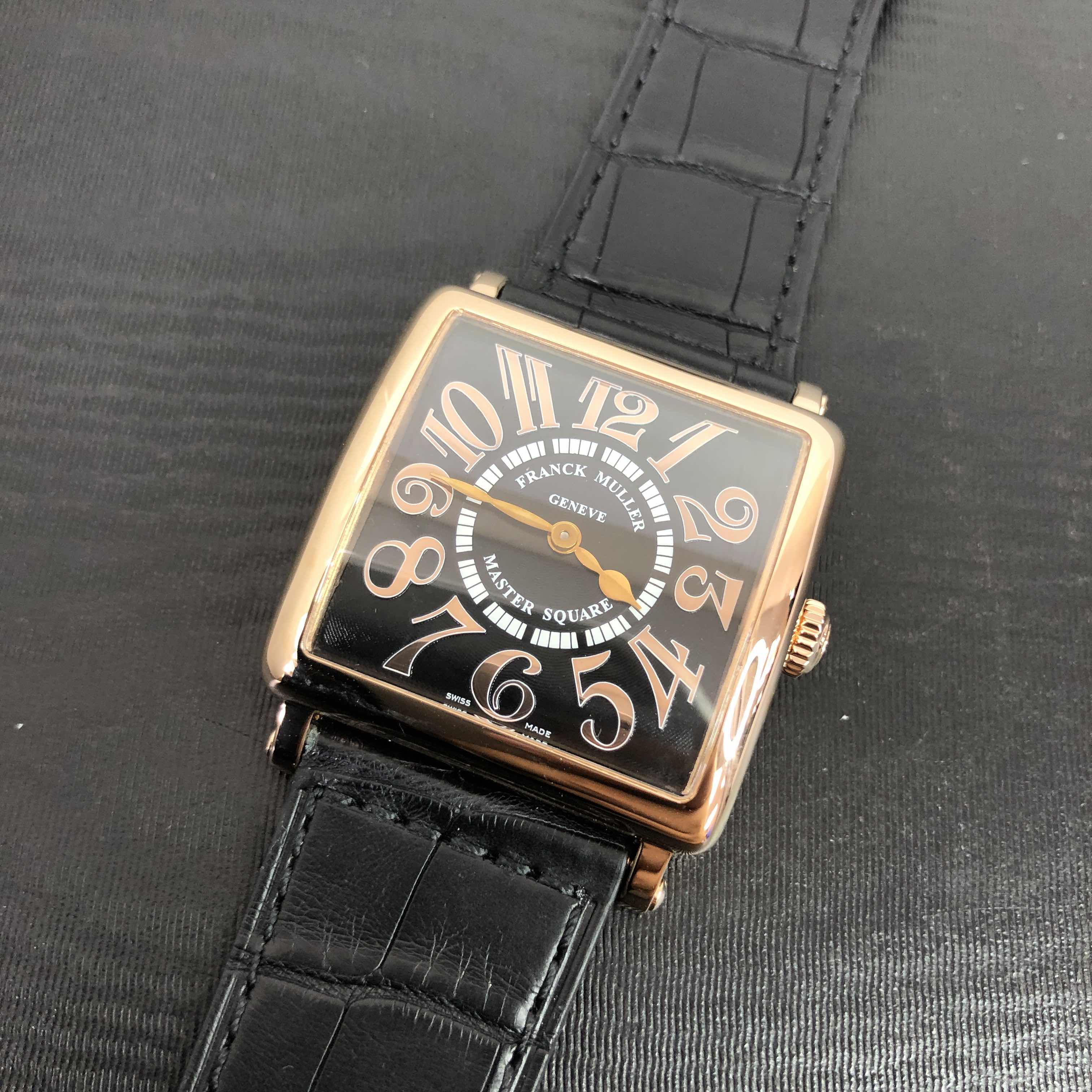 Franck Muller 6002 M QZ REL V (5N) MASTER SQUARE Quartz 18kt Rose Gold