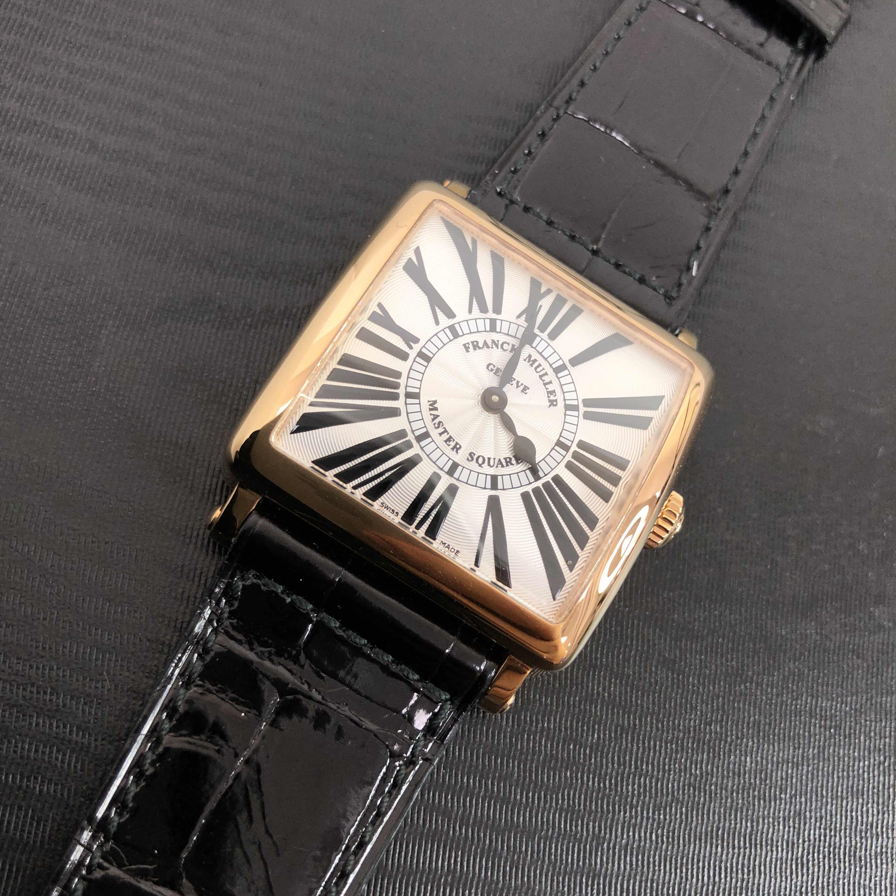 Franck Muller 6002 M QZ R (5N) MASTER SQUARE Quartz 18kt Rose Gold