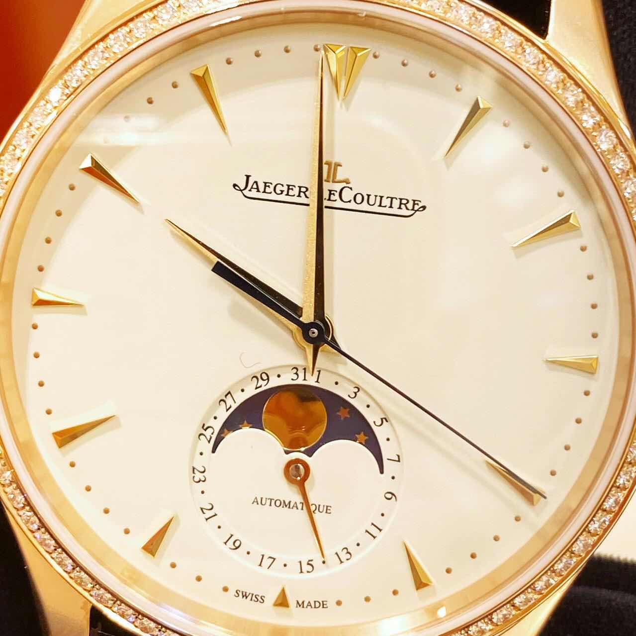 Jaeger-Lecoultre Q1362501 MASTER ULTRA THIN Automatic 18kt Rose Gold & Diamonds