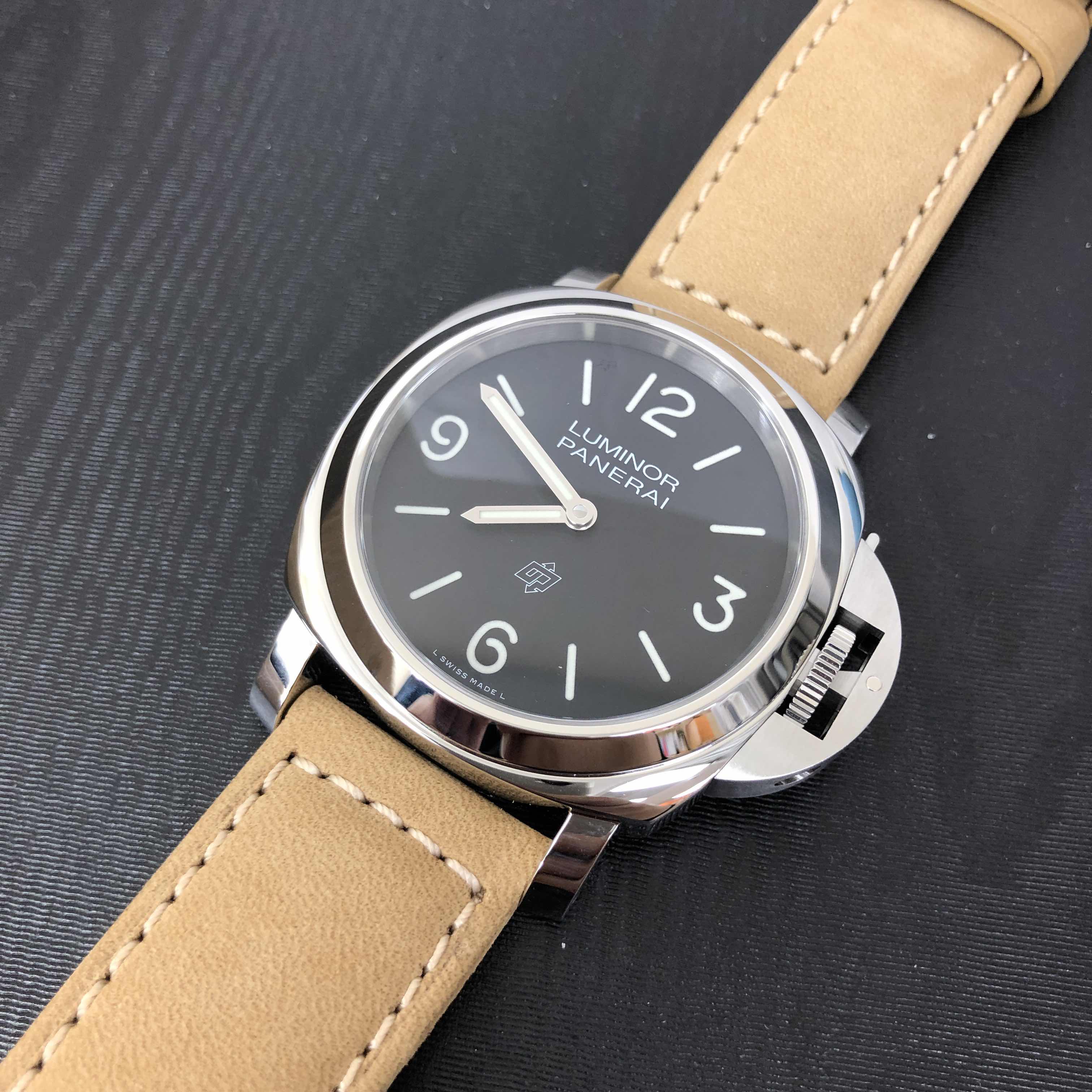 Panerai PAM01086 LUMINOR LOGO Manual Wind Stainless Steel