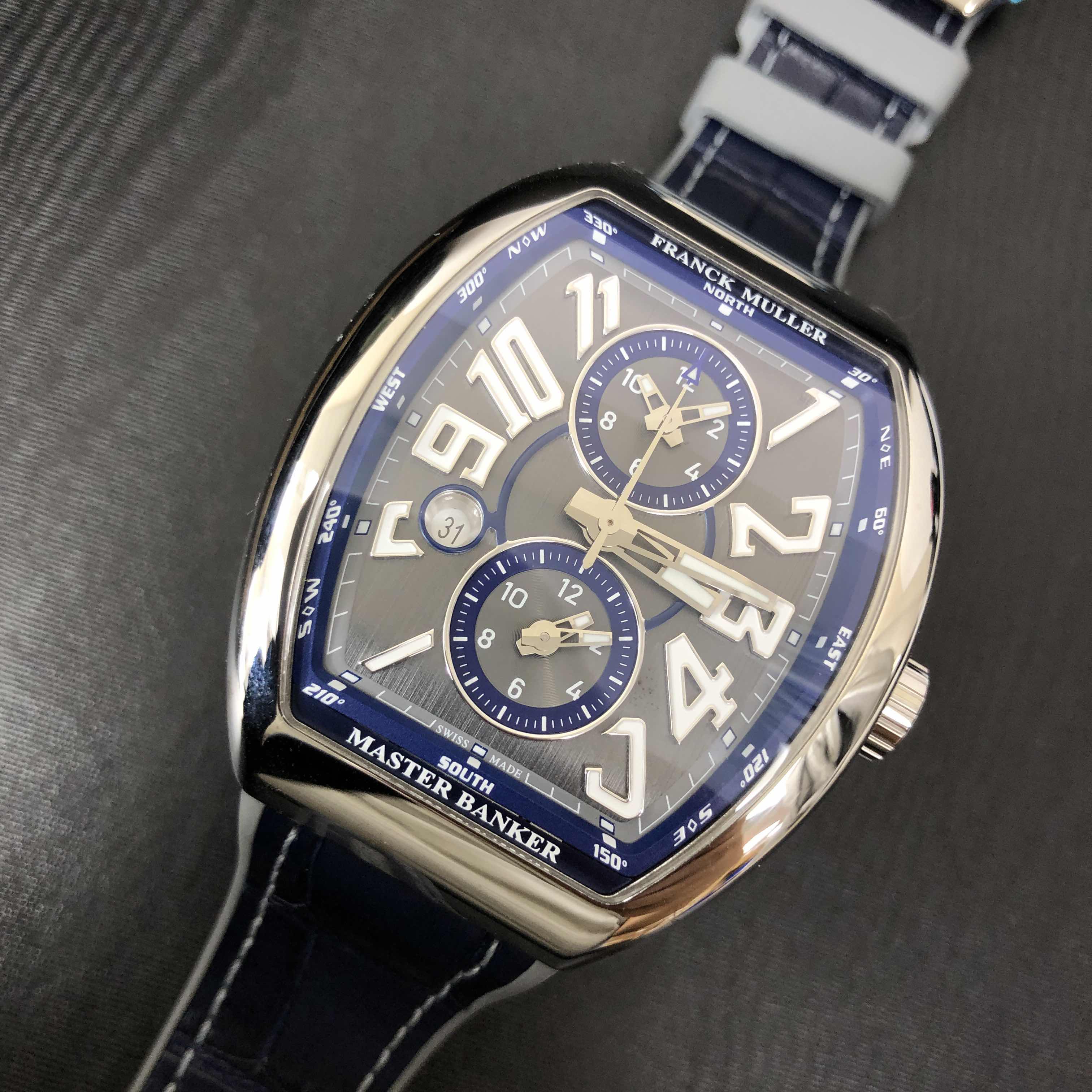 Franck Muller V 45 MB SC DT (AC.BU) VANGUARD Automatic Stainless Steel
