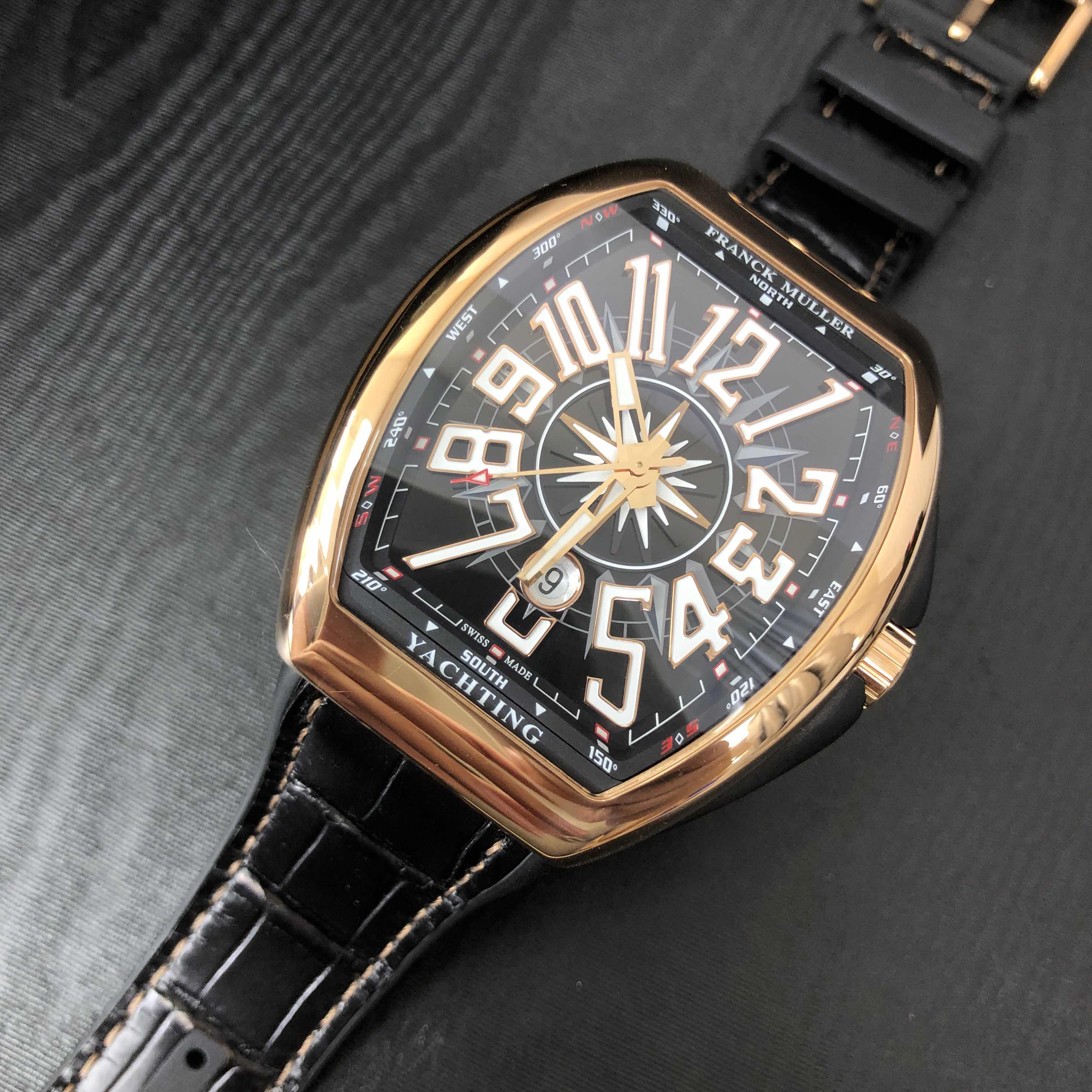Franck Muller V 45 SC DT YACHTING (5N.BL) VANGUARD Automatic 18kt Rose Gold