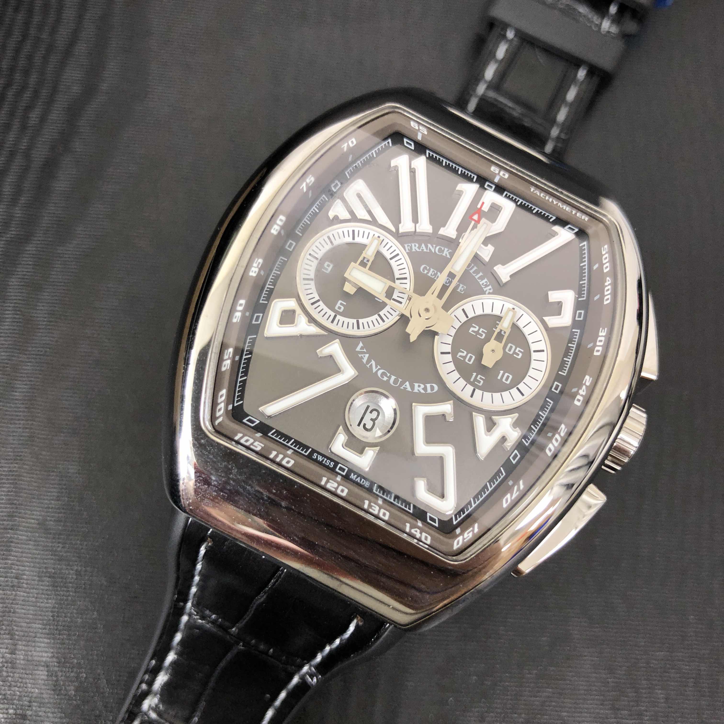 Franck Muller V 41 CC DT(AC.TT) VANGUARD Automatic Stainless Steel