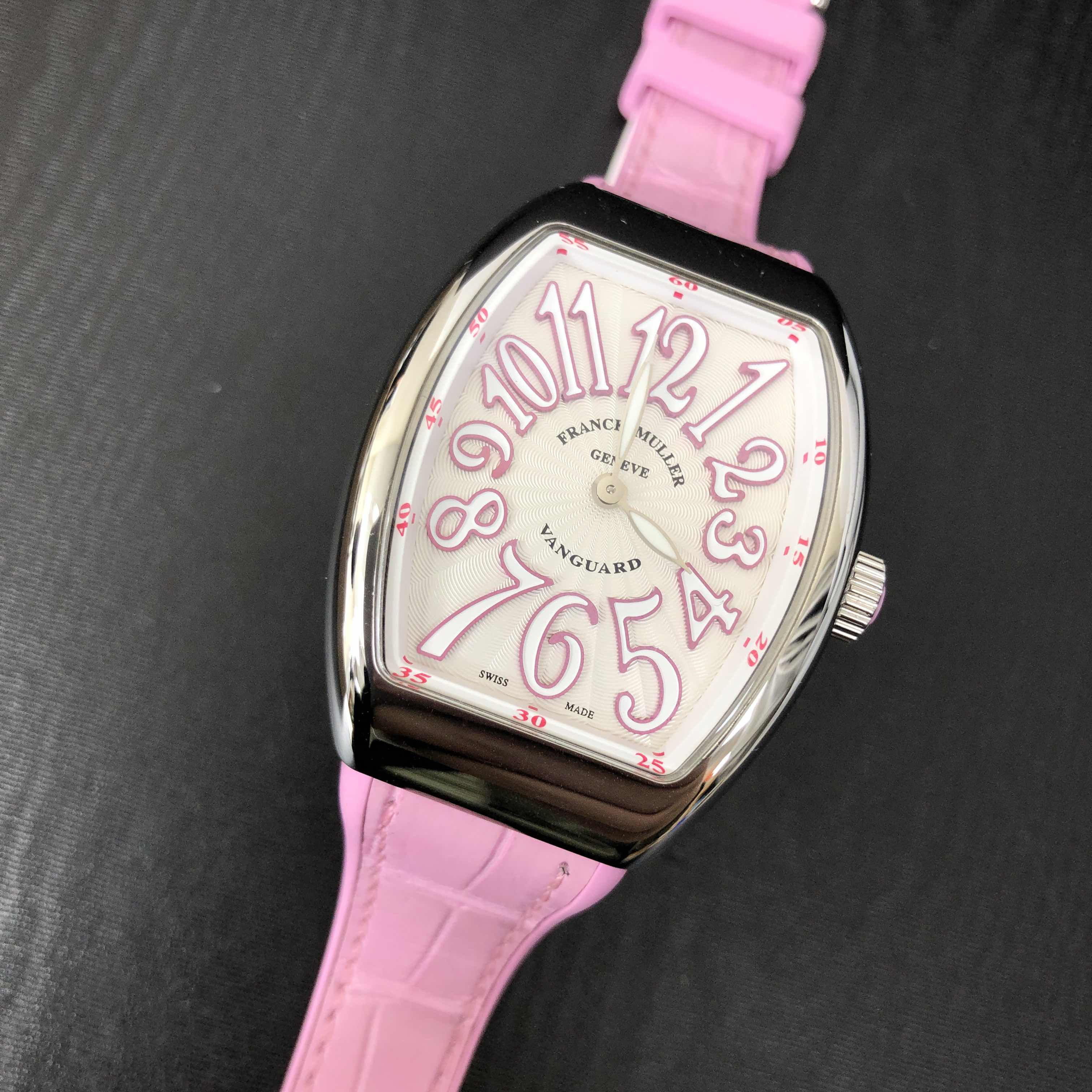Franck Muller V 35 QZ (AC.RG) VANGUARD Quartz Stainless Steel