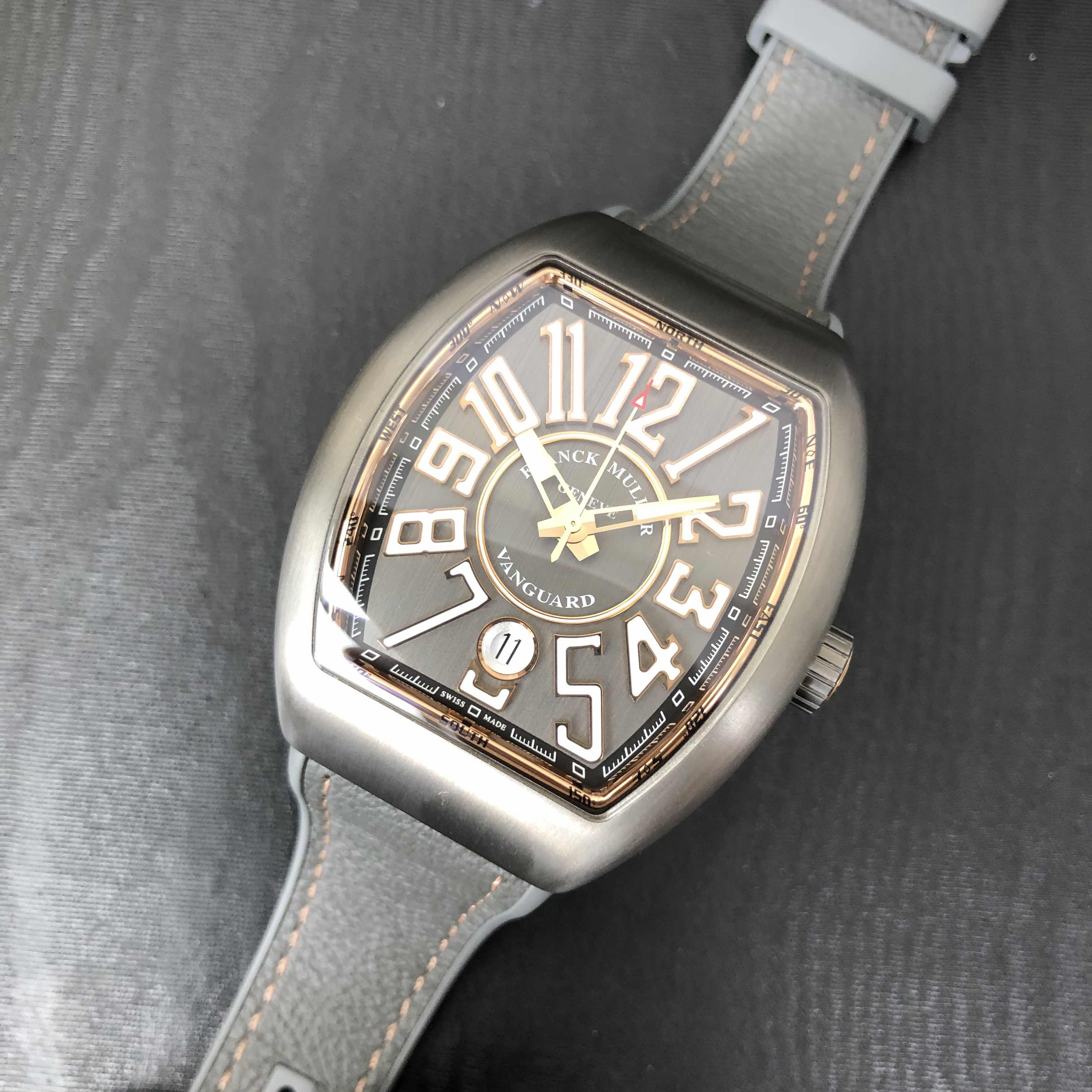 Franck Muller V 41 SC DT TT BR(5N) VANGUARD Automatic Stainless Steel