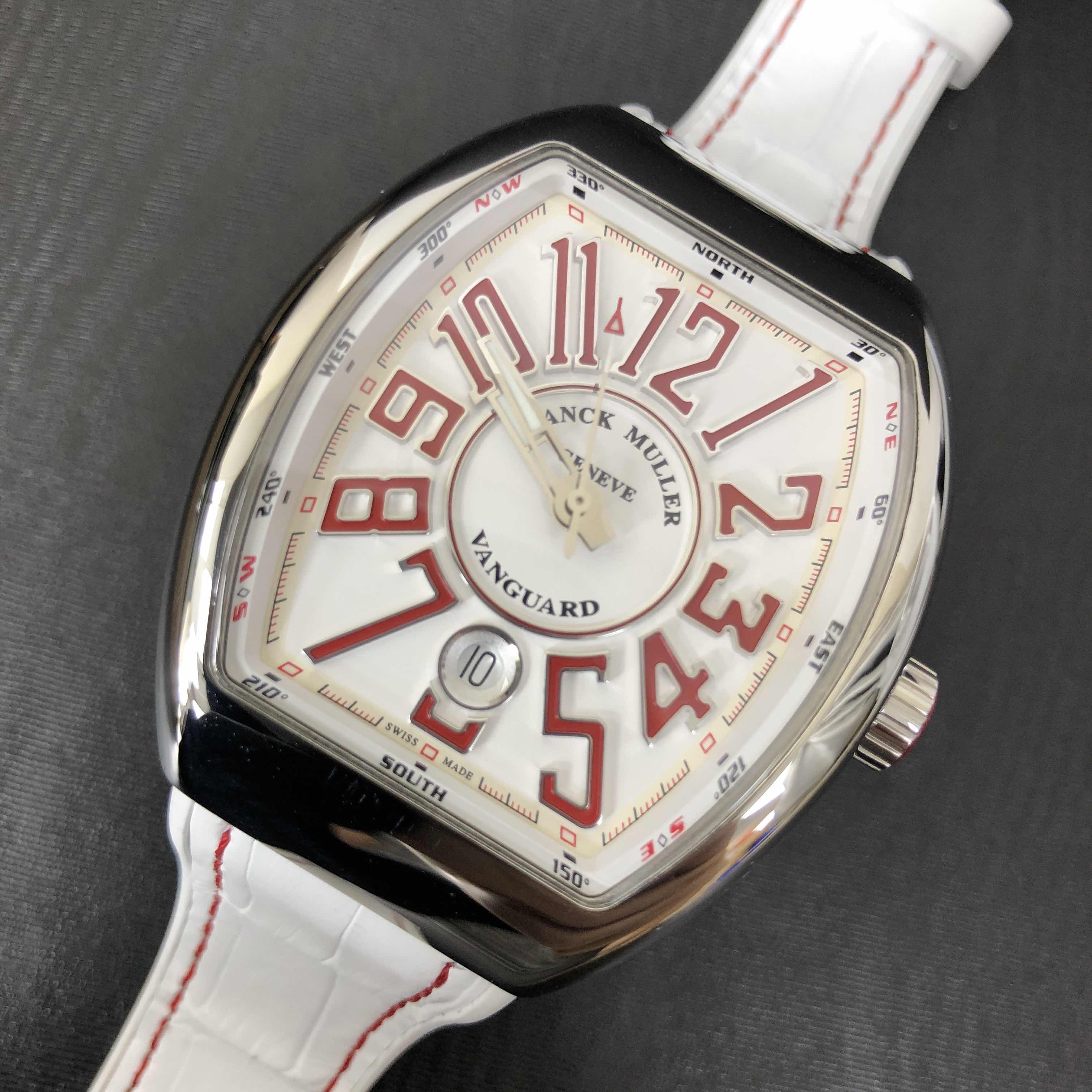 Franck Muller V 41 SC DT AC.RG VANGUARD Automatic Stainless Steel