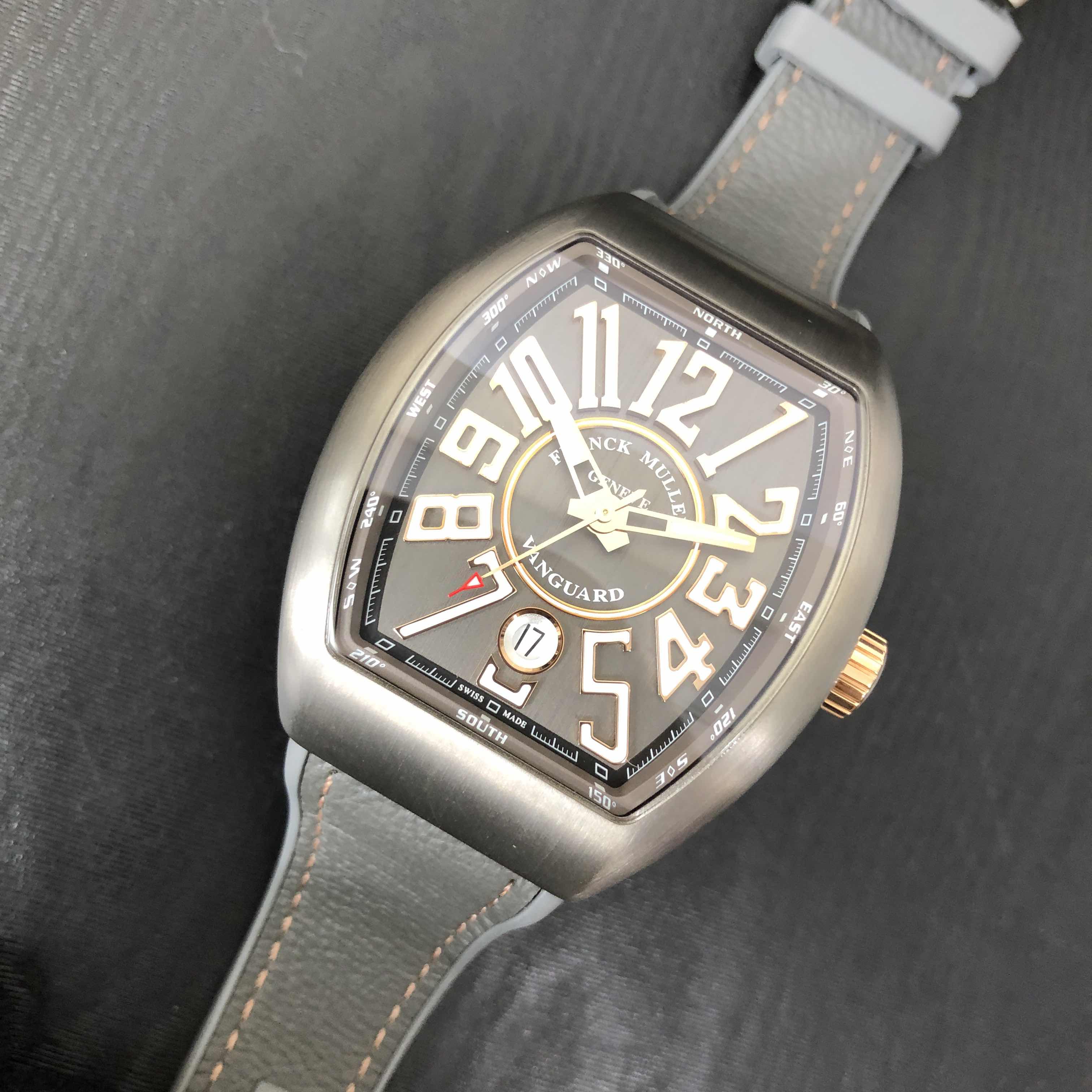 Franck Muller V 41 SC DT TT BR STG VANGUARD Automatic Stainless Steel
