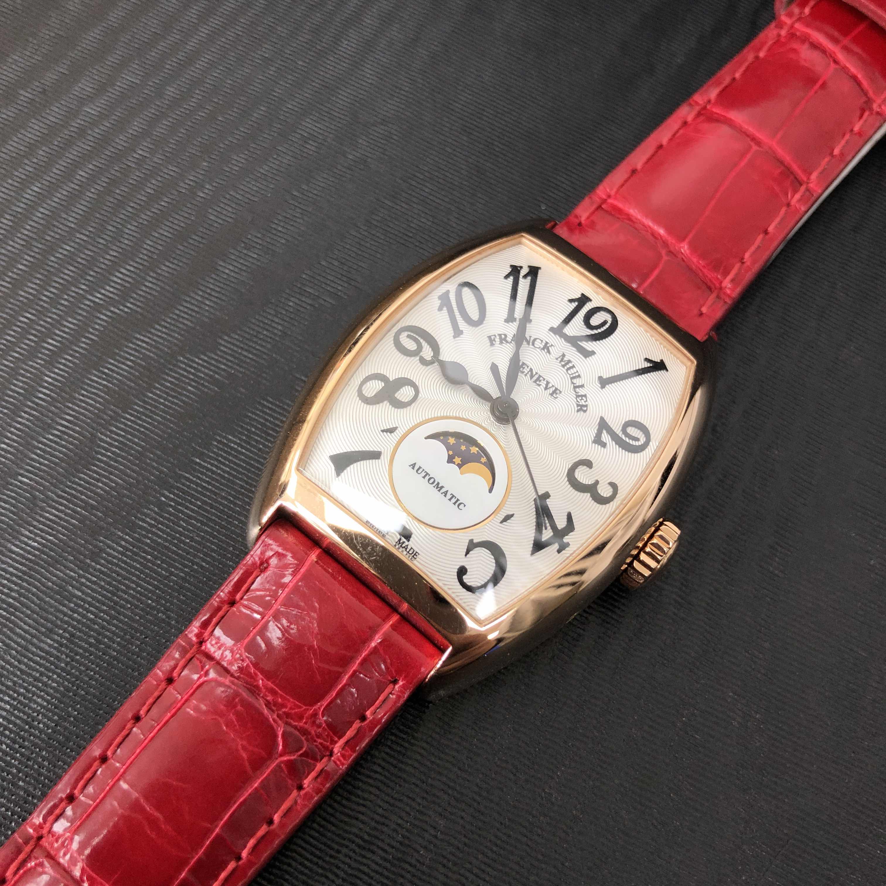 Franck Muller 7500 SC AT FO L(5N.RG) CINTREE CURVEX Automatic 18kt Rose Gold