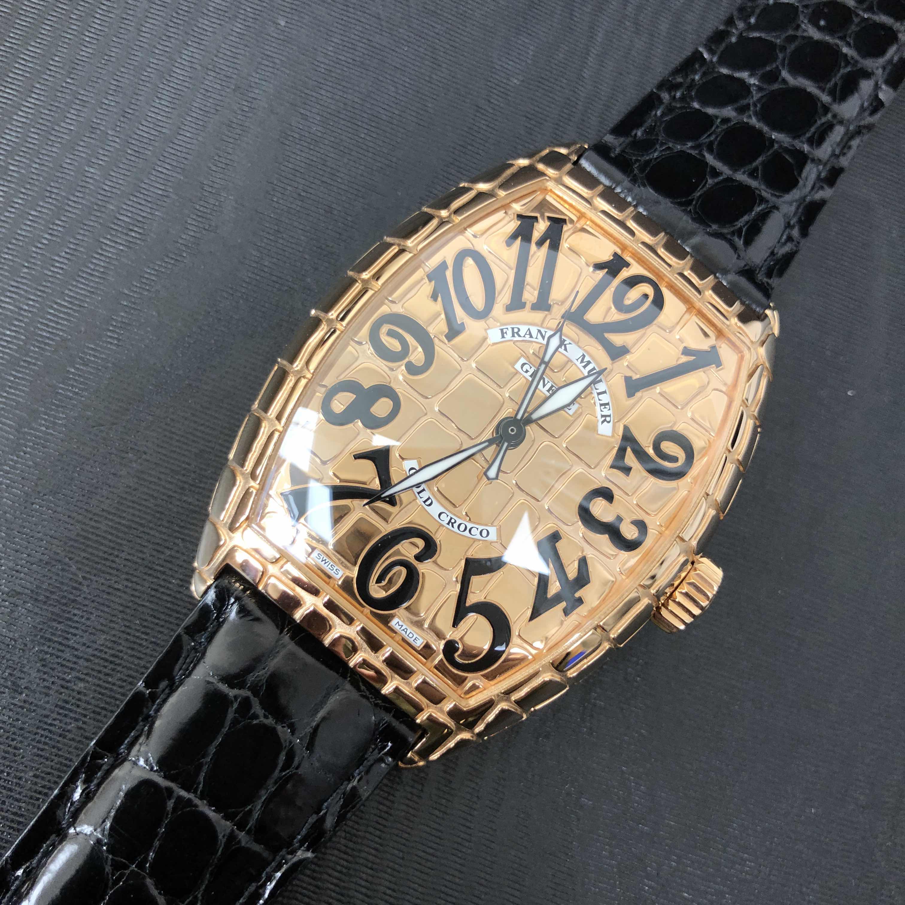 Franck Muller 7880 B SC GOLD CRO (5N) CINTREE CURVEX Automatic 18kt Rose Gold
