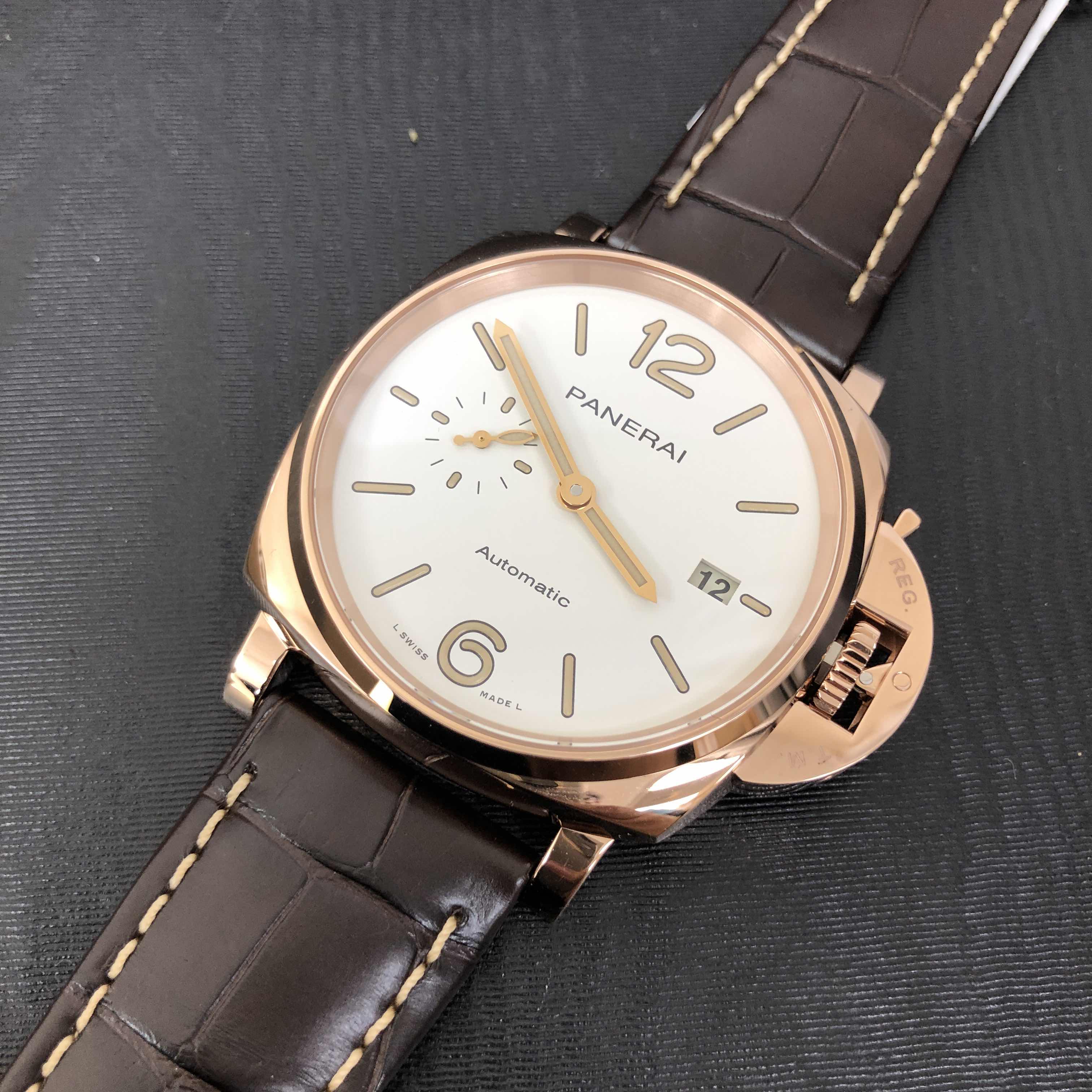 Panerai PAM01042 LUMINOR DUE Automatic 18kt Rose Gold