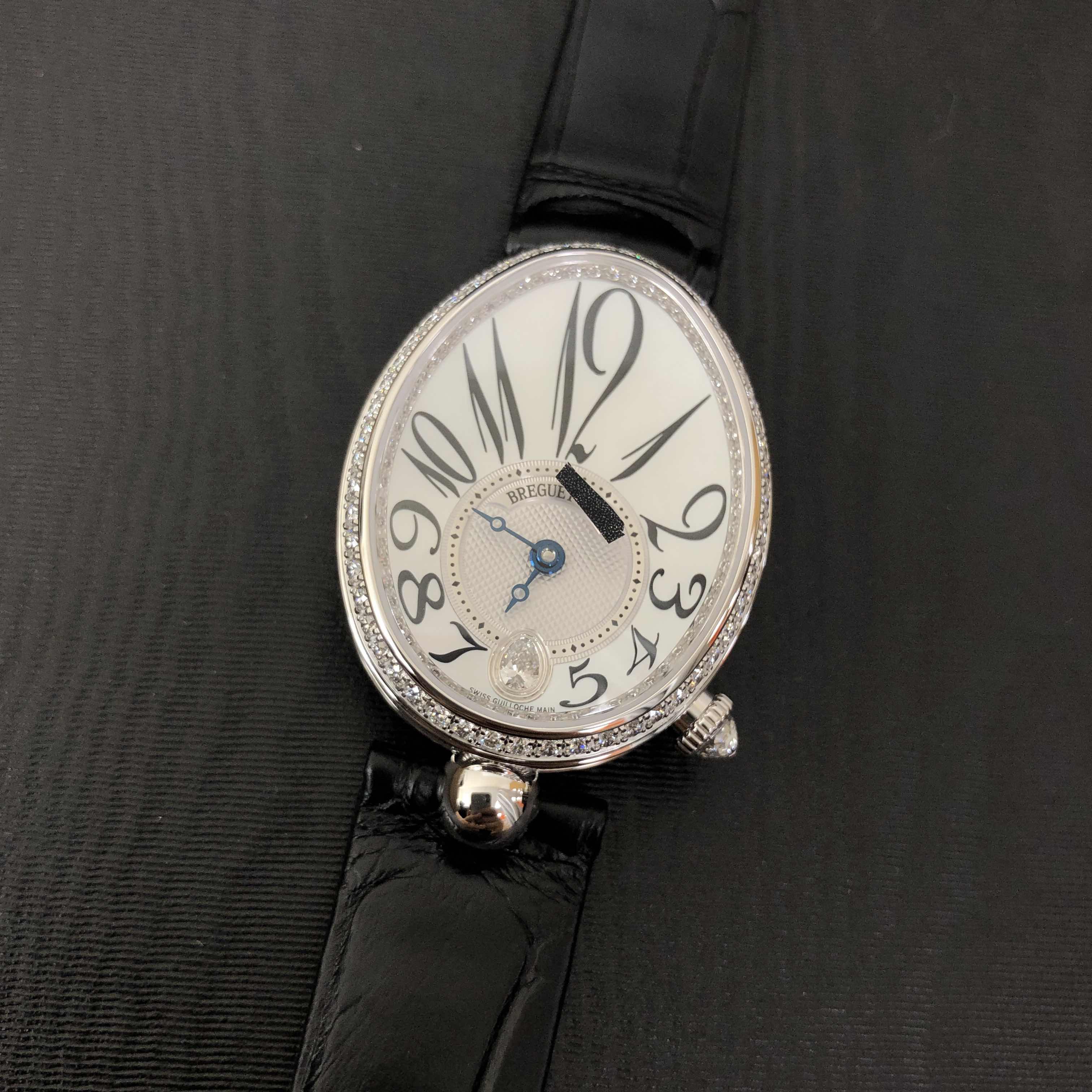 Breguet 8918BB/58/964/D00D3L REINE DE NAPLES Automatic 18kt White Gold & Diamond