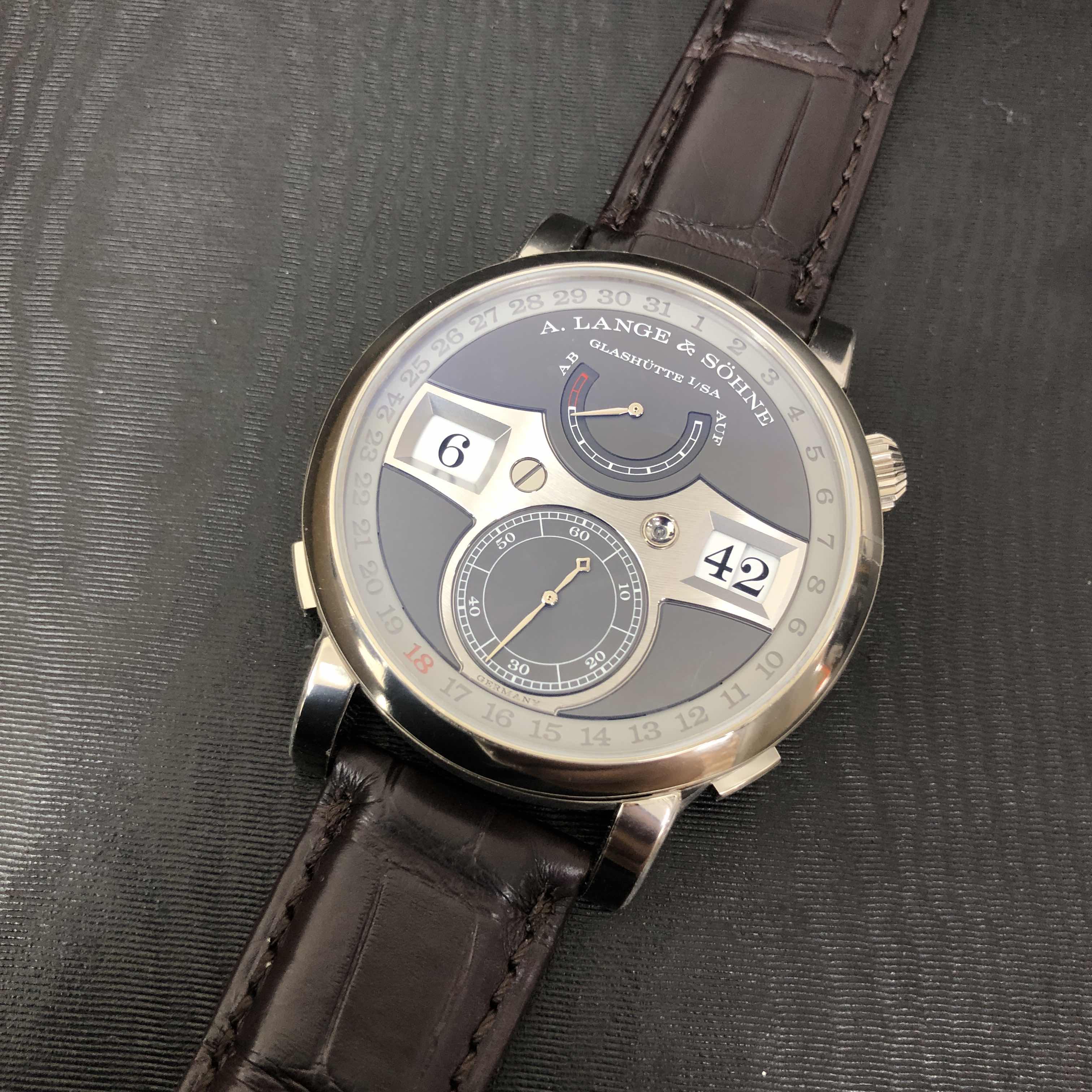A Lange & Sohne 148.038 OWL SERIES Manual Wind 18kt White Gold