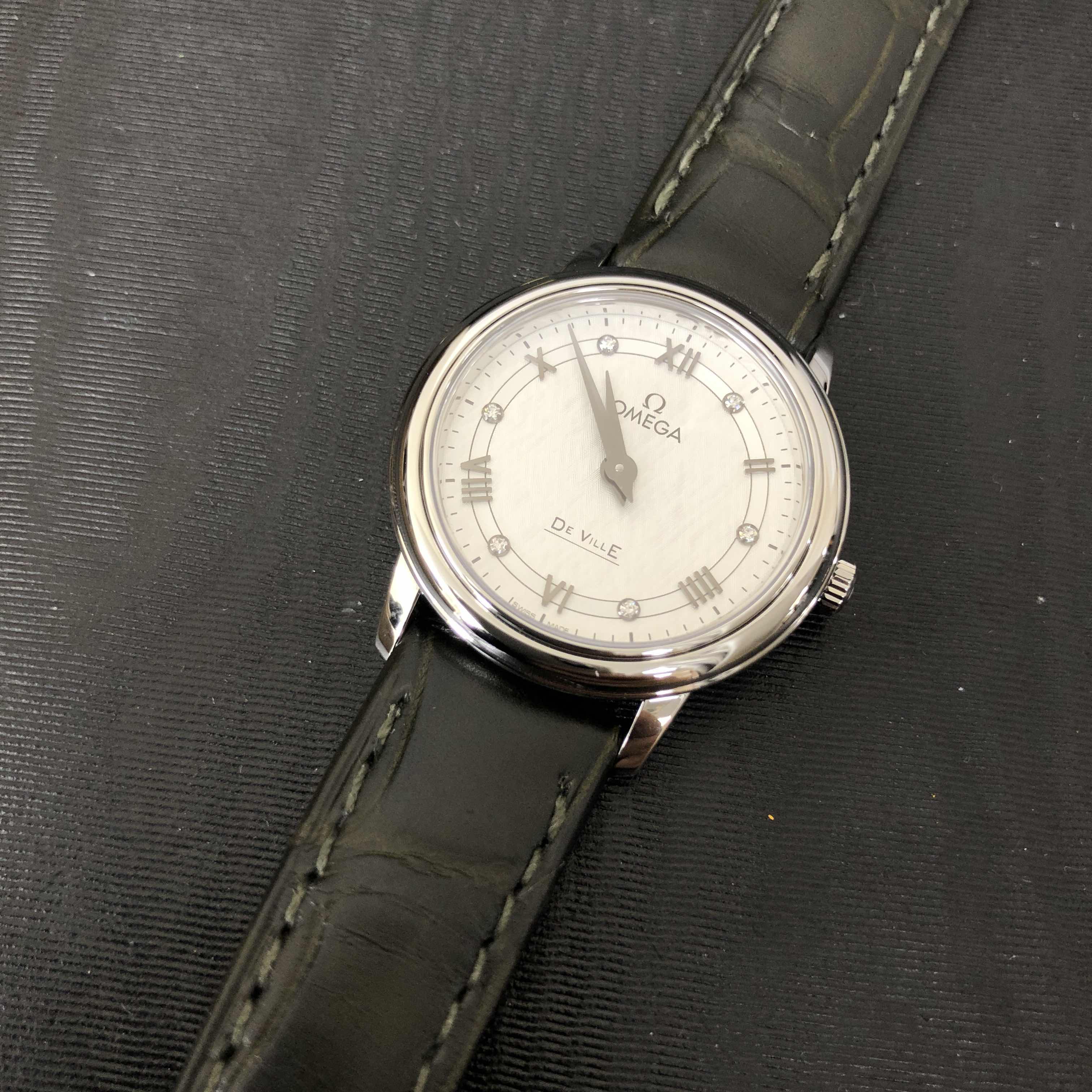 Omega 424.13.27.60.52.002 DE VILLE Quartz Stainless Steel