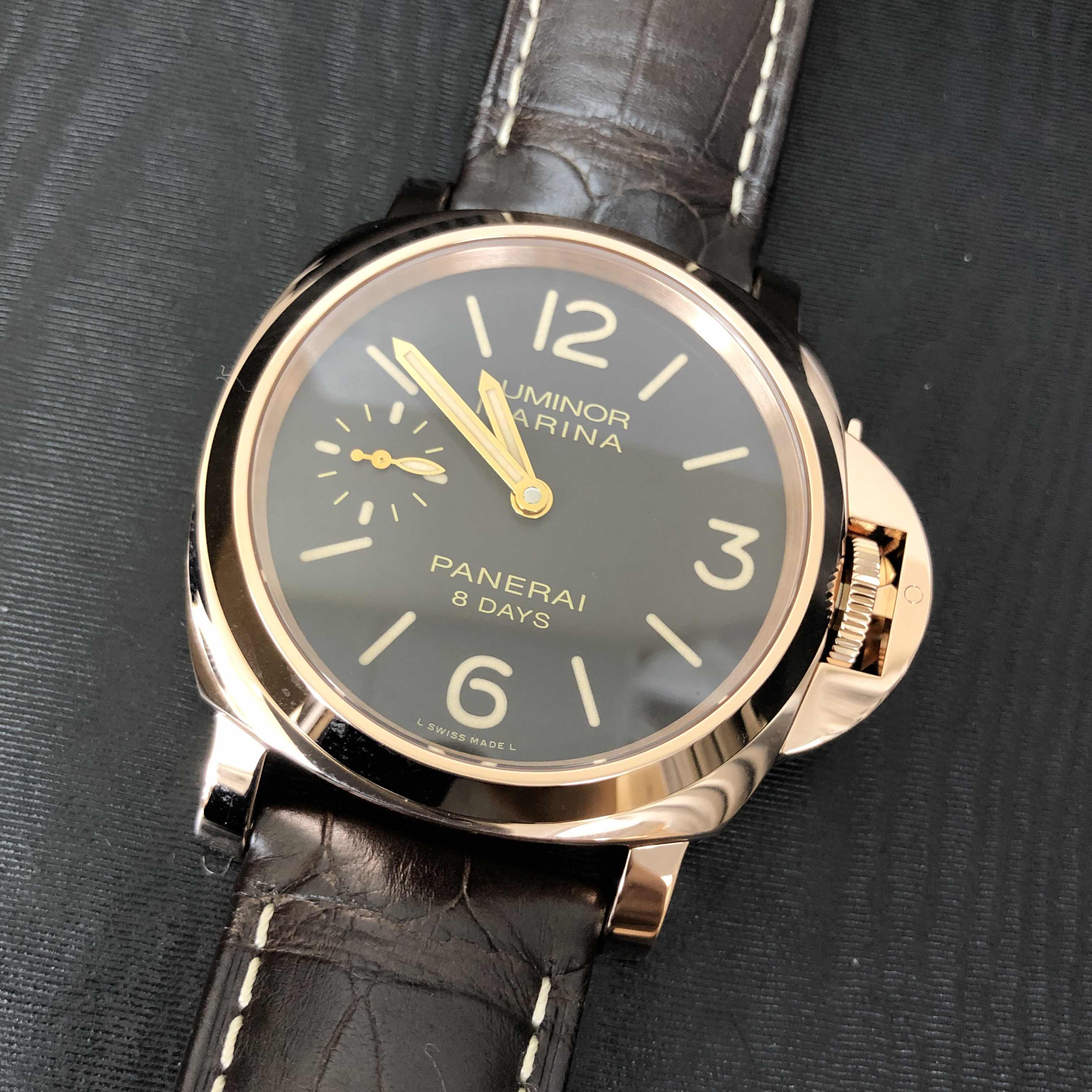 Panerai PAM00511 LUMINOR MARINA Manual Wind 18kt Rose Gold