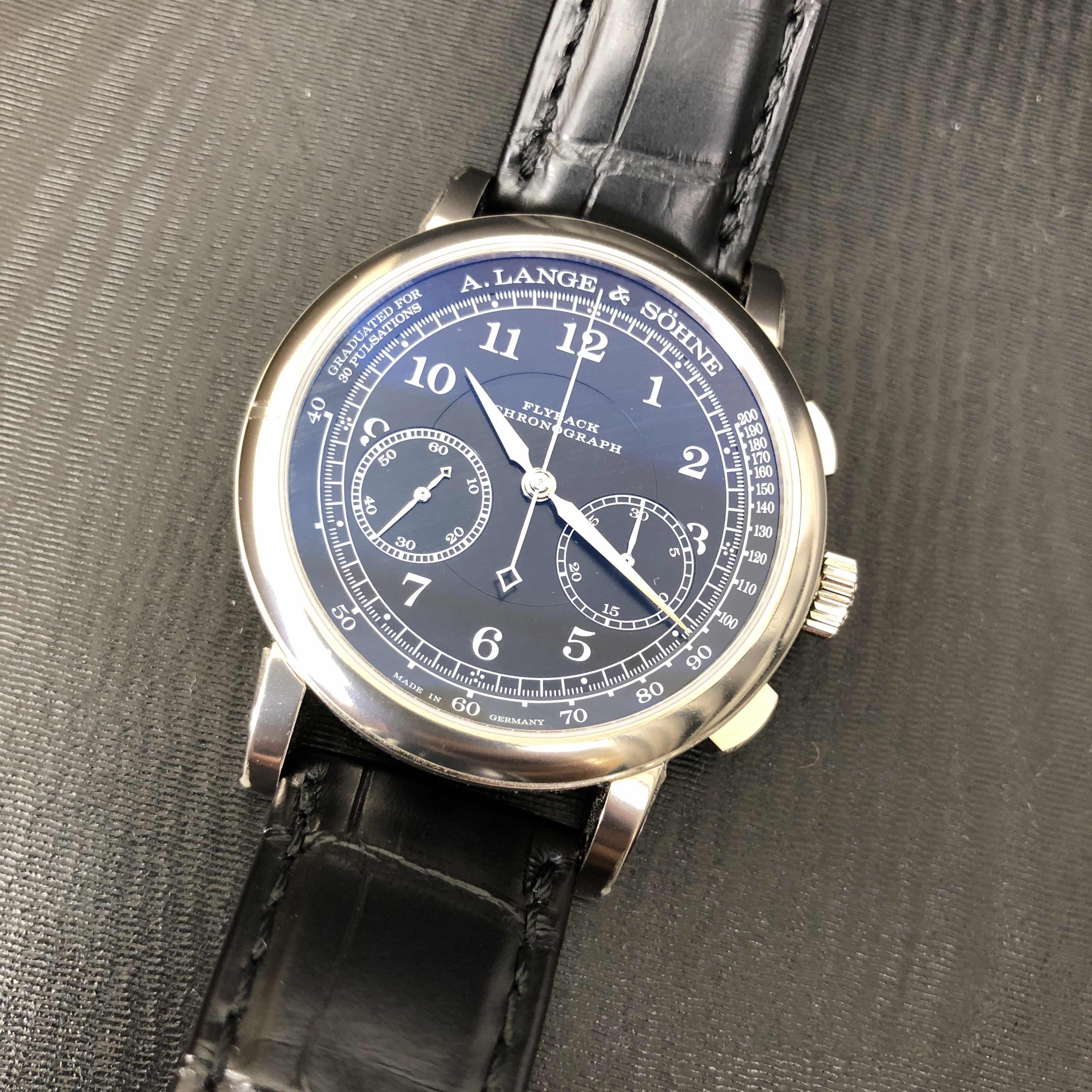 A Lange & Sohne 414.028 1815 CHRONOGRAPH Automatic 18kt White Gold