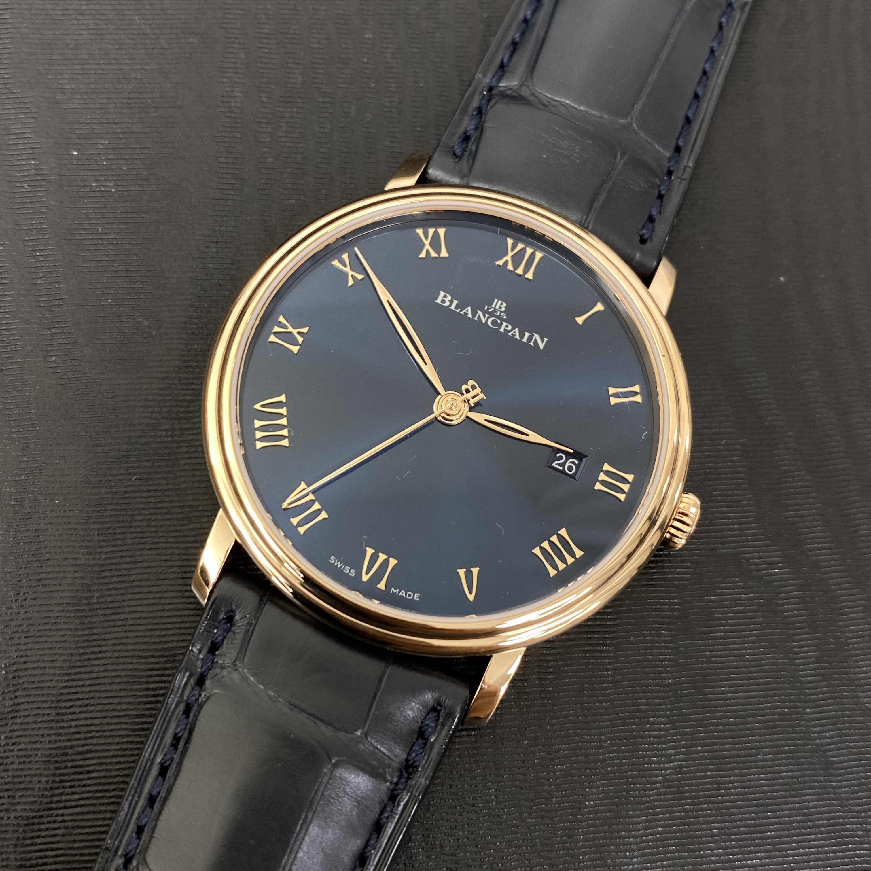Blancpain 6651-3640-55B CLASSIC Manual Wind 18kt Rose Gold