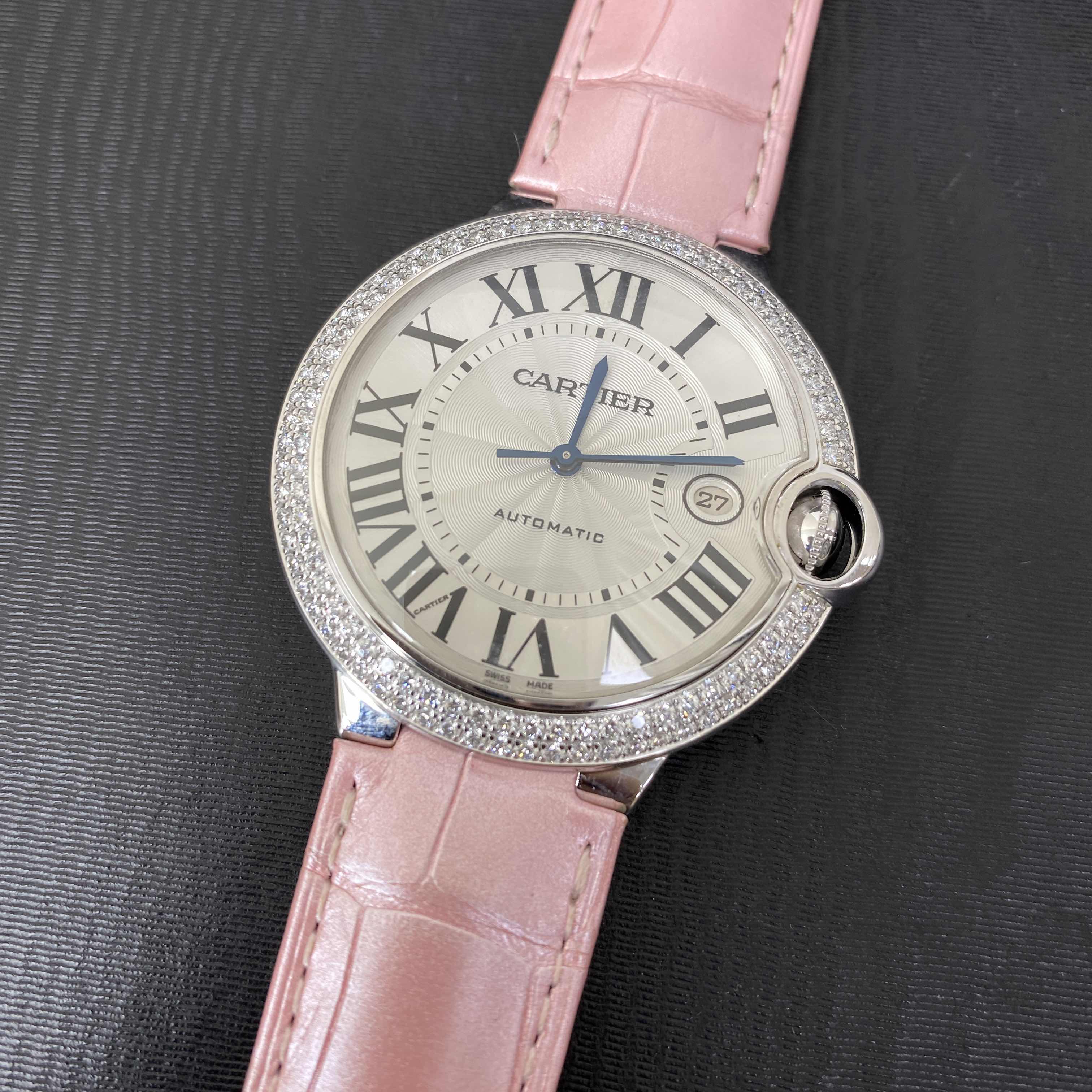 Cartier WE900951 BALLON BLEU Automatic 18kt White Gold & Diamond