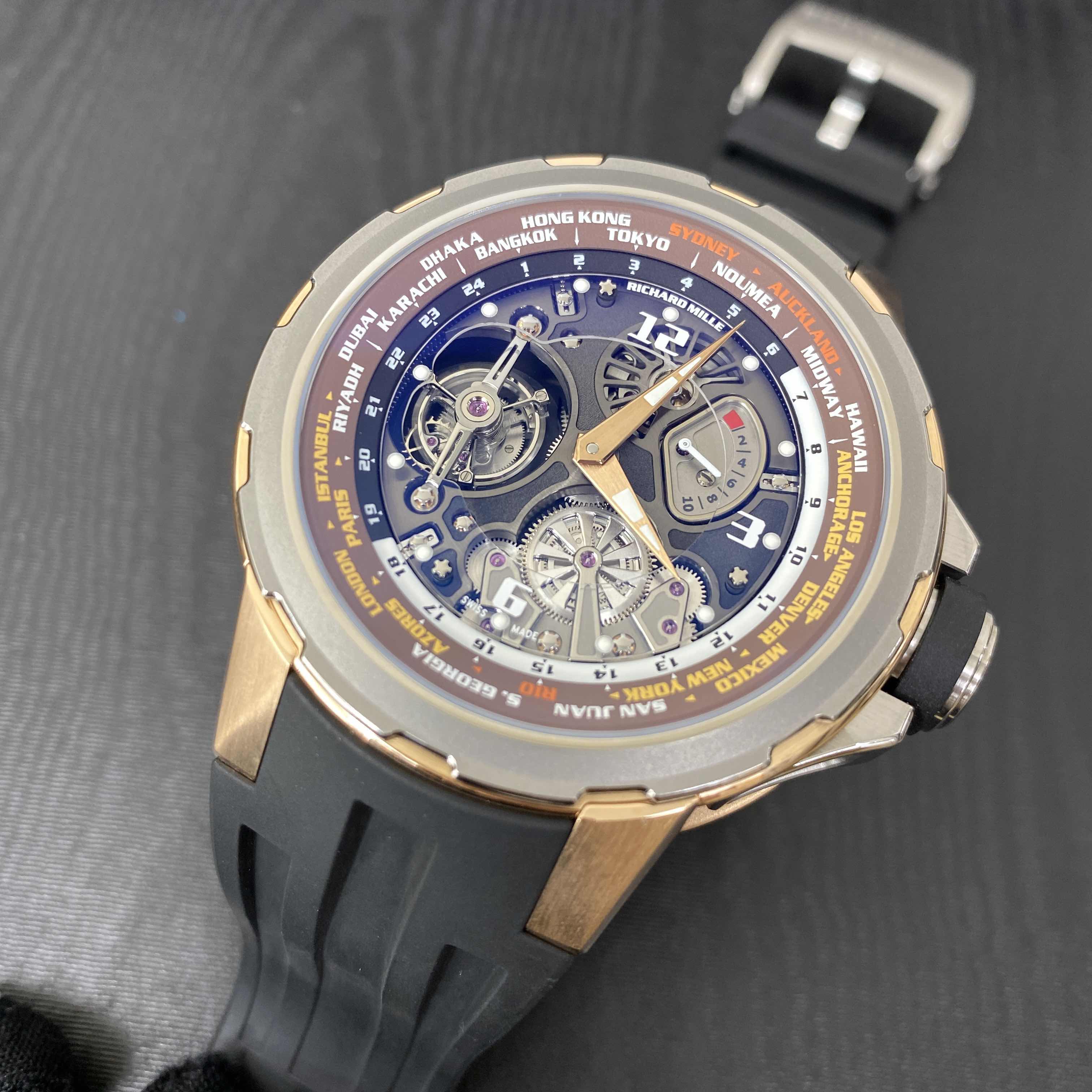 Richard Mille RM58-01 MEN Manual Wind 18kt Rose Gold & Titanium