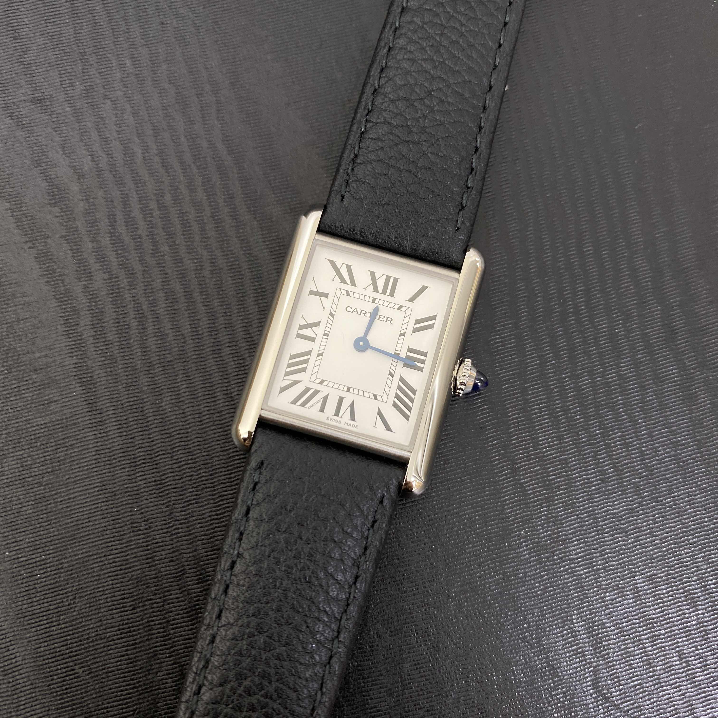Cartier WSTA0041 TANK Quartz Stainless Steel