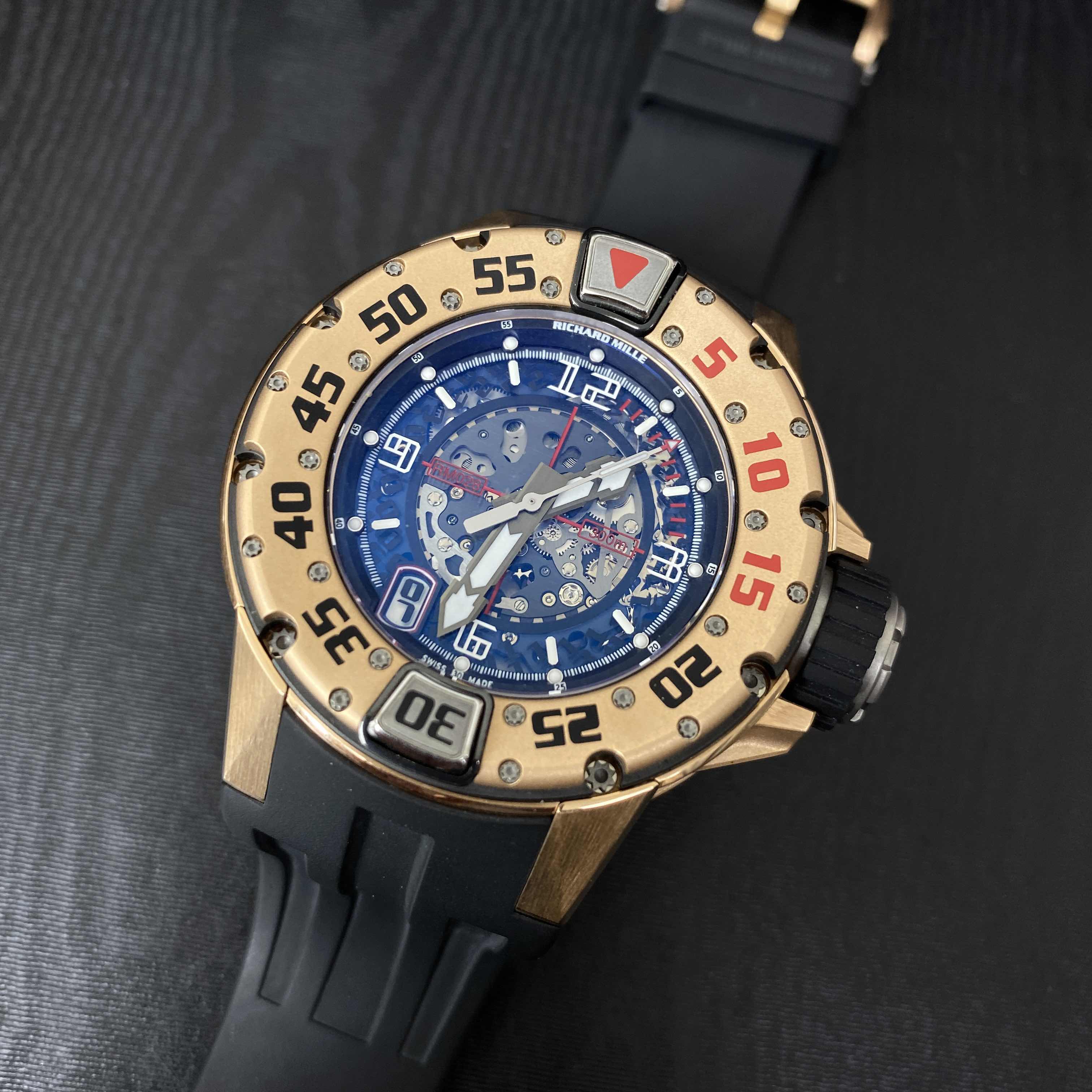 Richard Mille RM028-RG DIVERS Automatic 18kt Rose Gold
