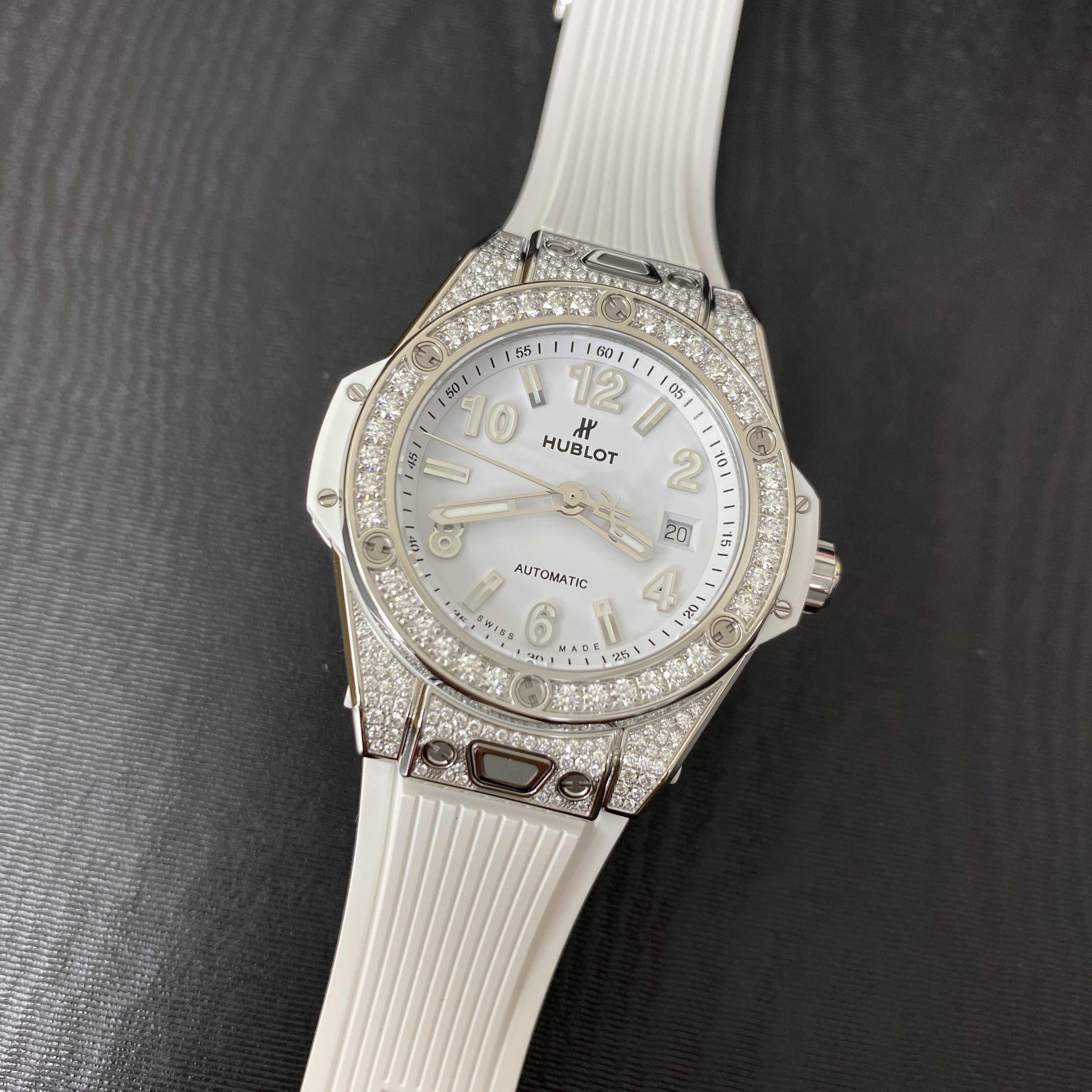 Hublot 485.SE.2010.RW.1604 BIG BANG Automatic Stainless Steel & Diamonds
