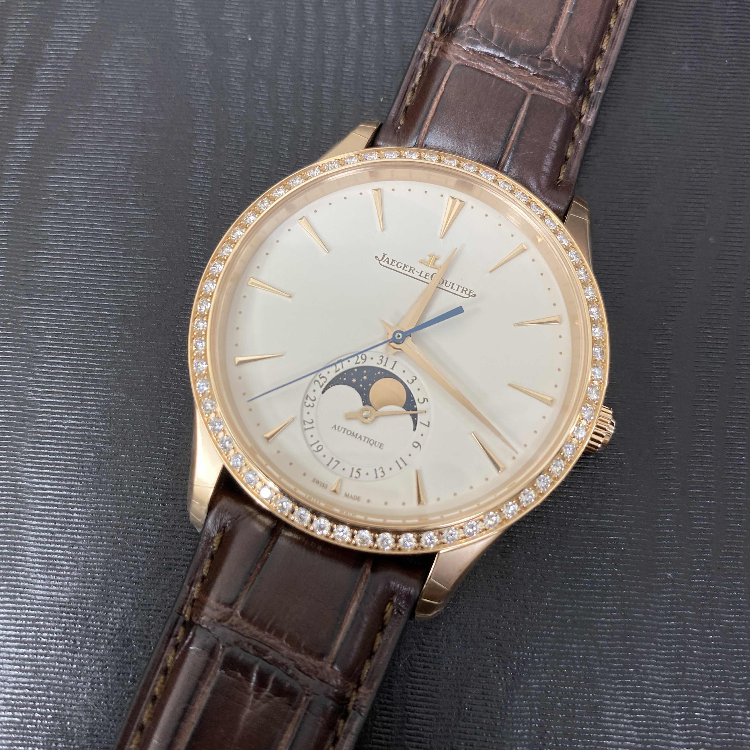 Jaeger-Lecoultre Q1362502 MASTER ULTRA THIN Automatic 18kt Rose Gold & Diamonds