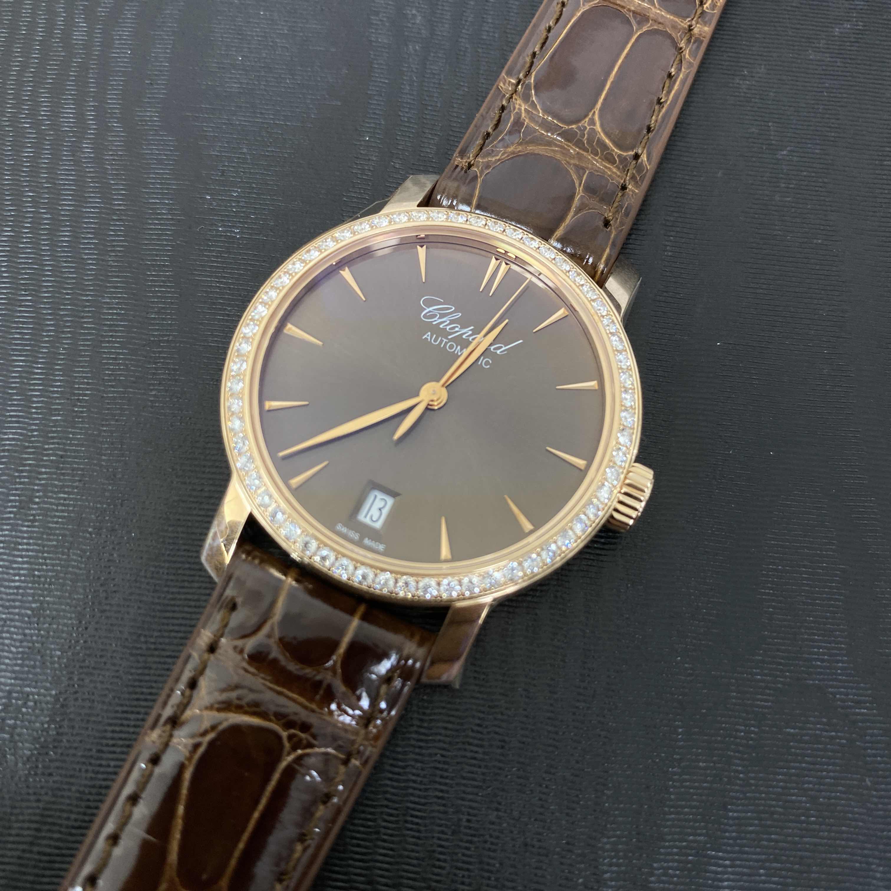 Chopard 134200-5003 CLASSIQUE Automatic 18kt Rose Gold & Diamonds