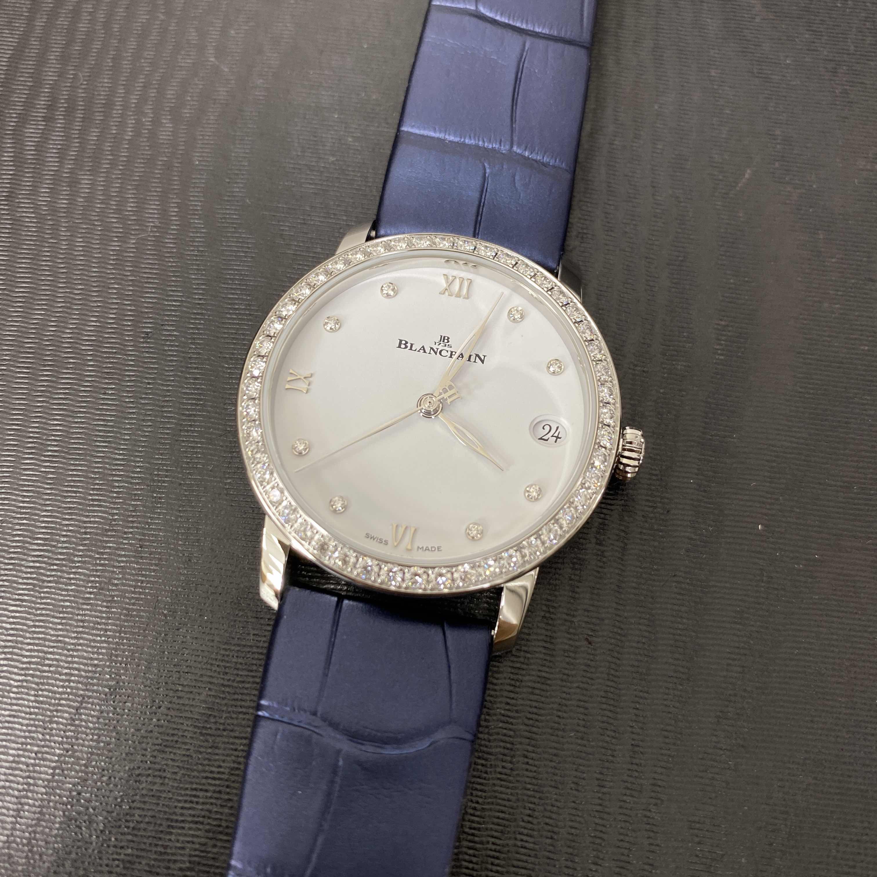 Blancpain 6127-4628-55B VILLERET Automatic Stainless Steel & Diamonds