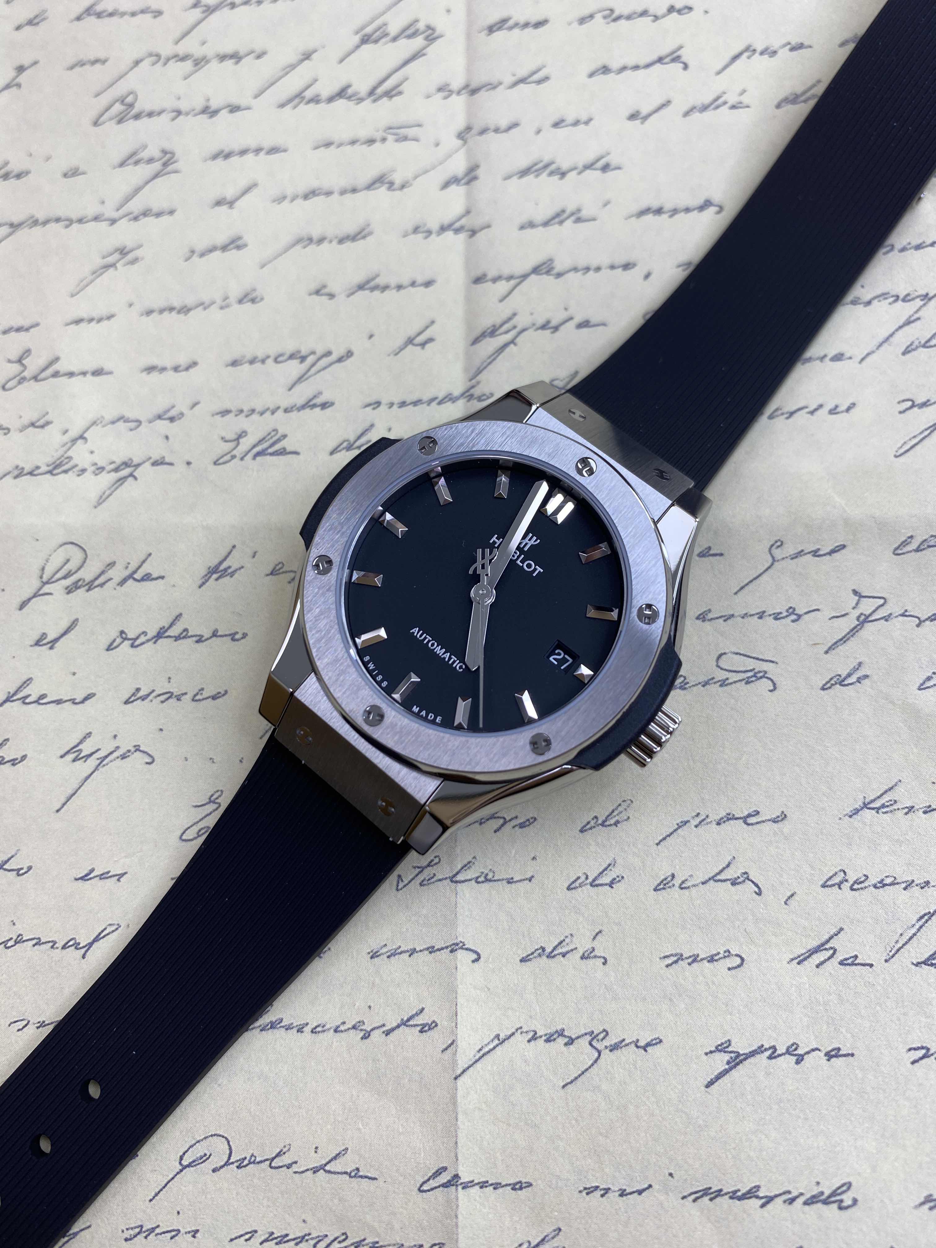 Hublot 582.NX.1170.RX CLASSIC FUSION Automatic Titanium