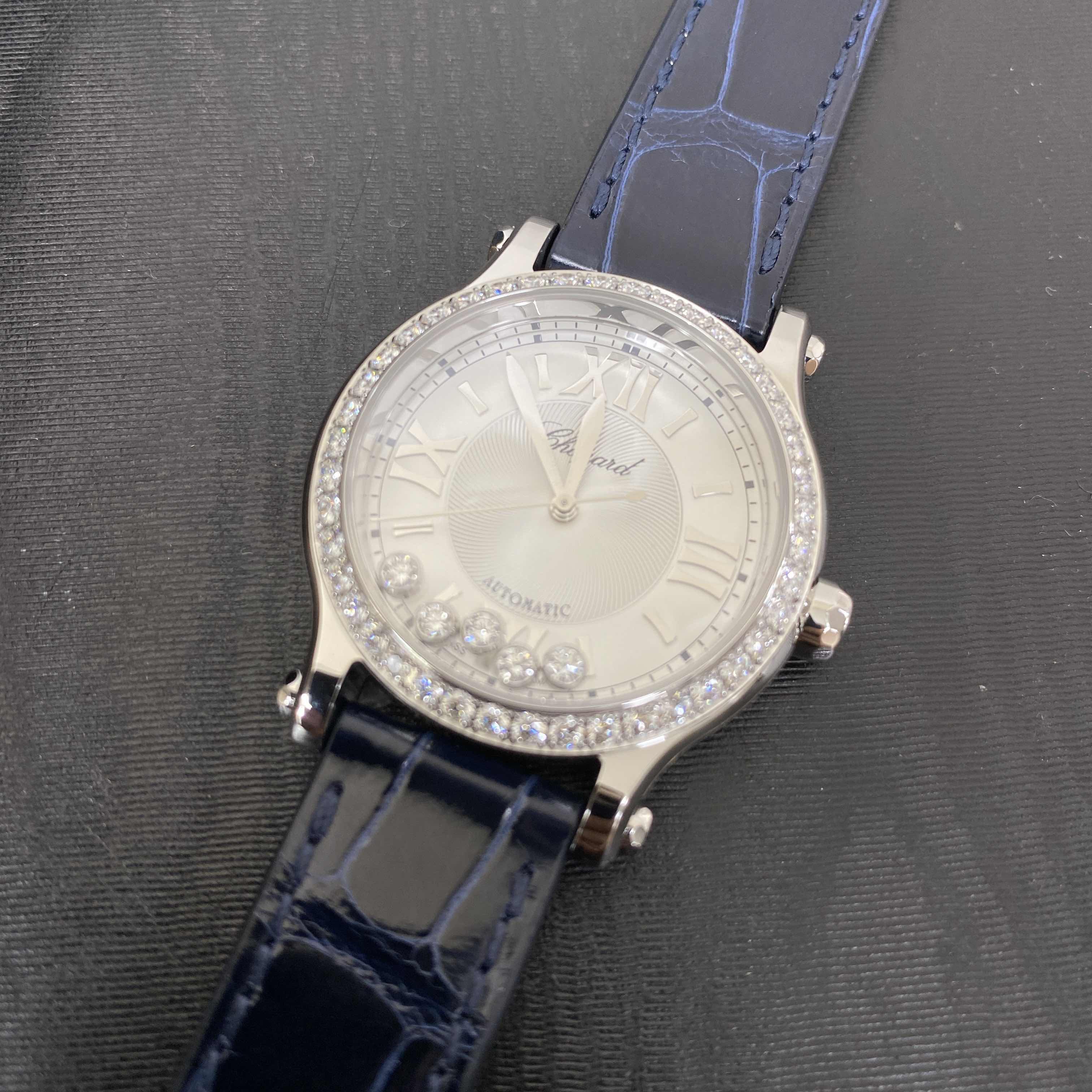 Chopard 278608-3003 HAPPY SPORT Automatic Stainless Steel & Diamonds