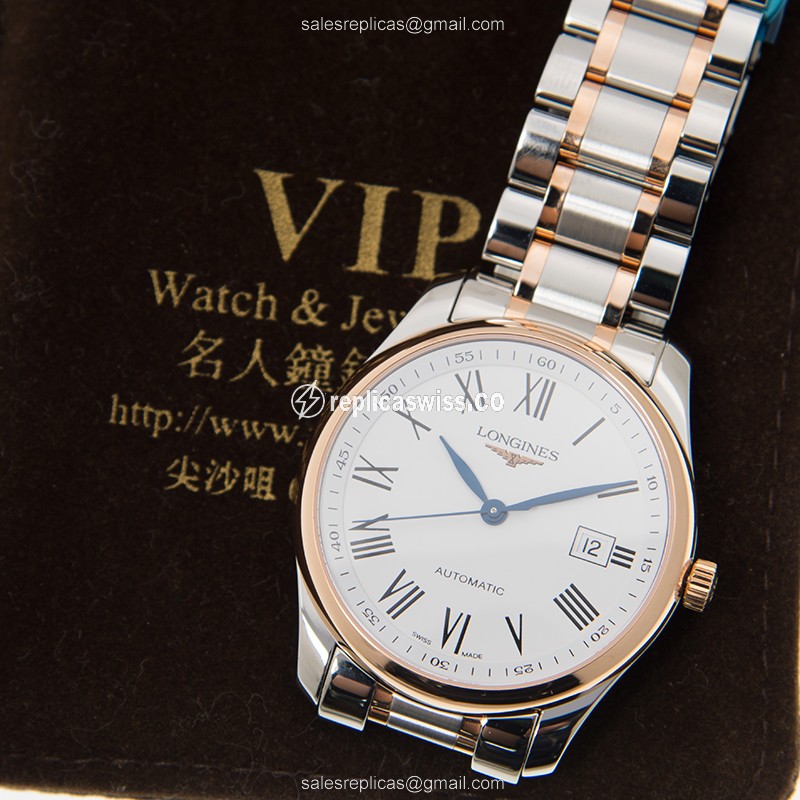 Longines L2.793.5.11.7 MASTER Automatic 18kt Rose Gold & Steel