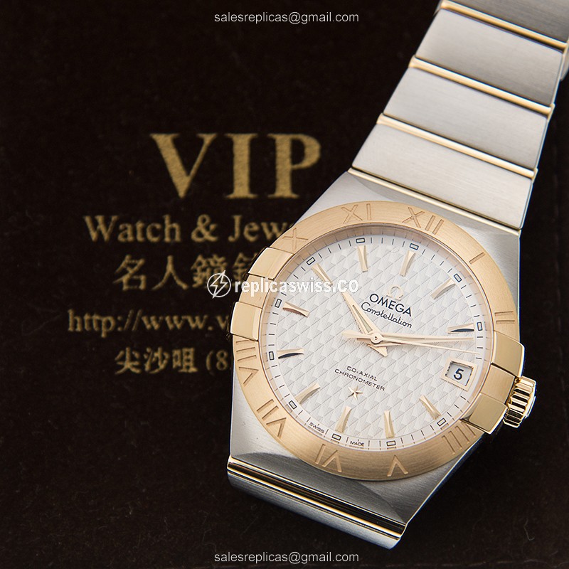 Omega 123.20.38.21.02.009 CONSTELLATION Automatic 18kt Gold & Steel