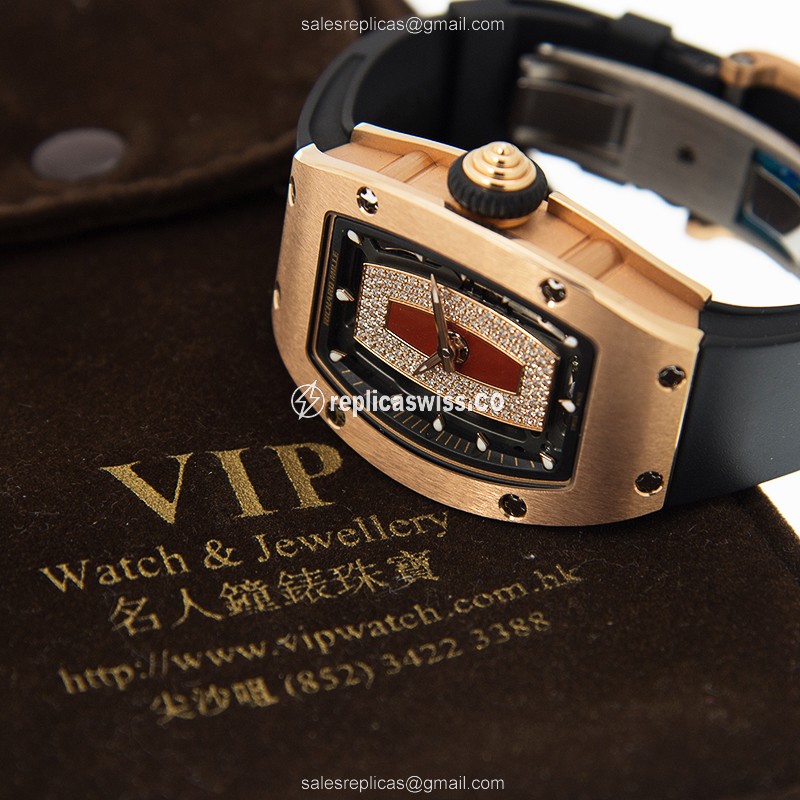 Richard Mille RM07-RG-DIA-RED Automatic 18kt Rose Gold